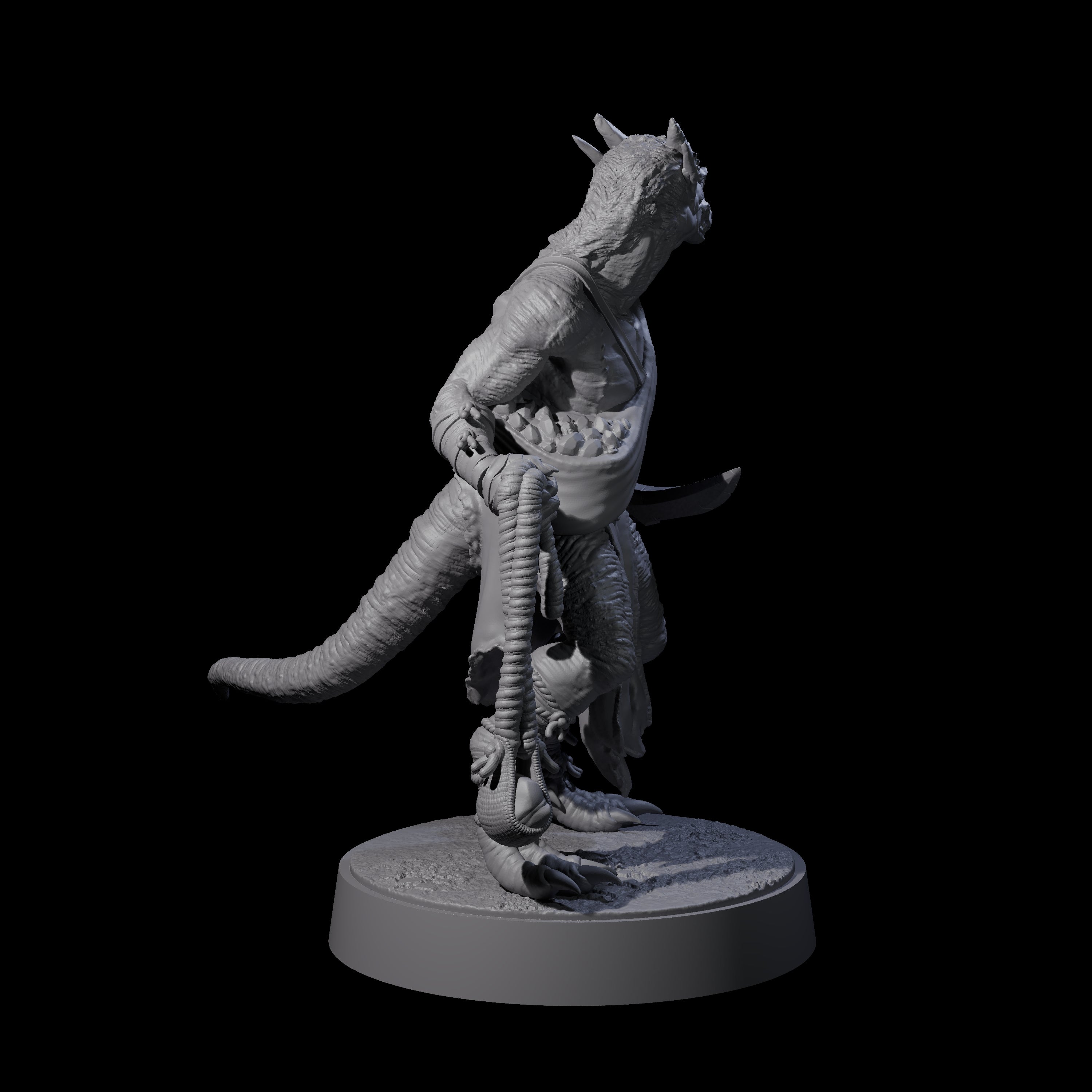 Shooting Kobold Slinger E Miniature for Dungeons and Dragons, Pathfinder or other TTRPGs