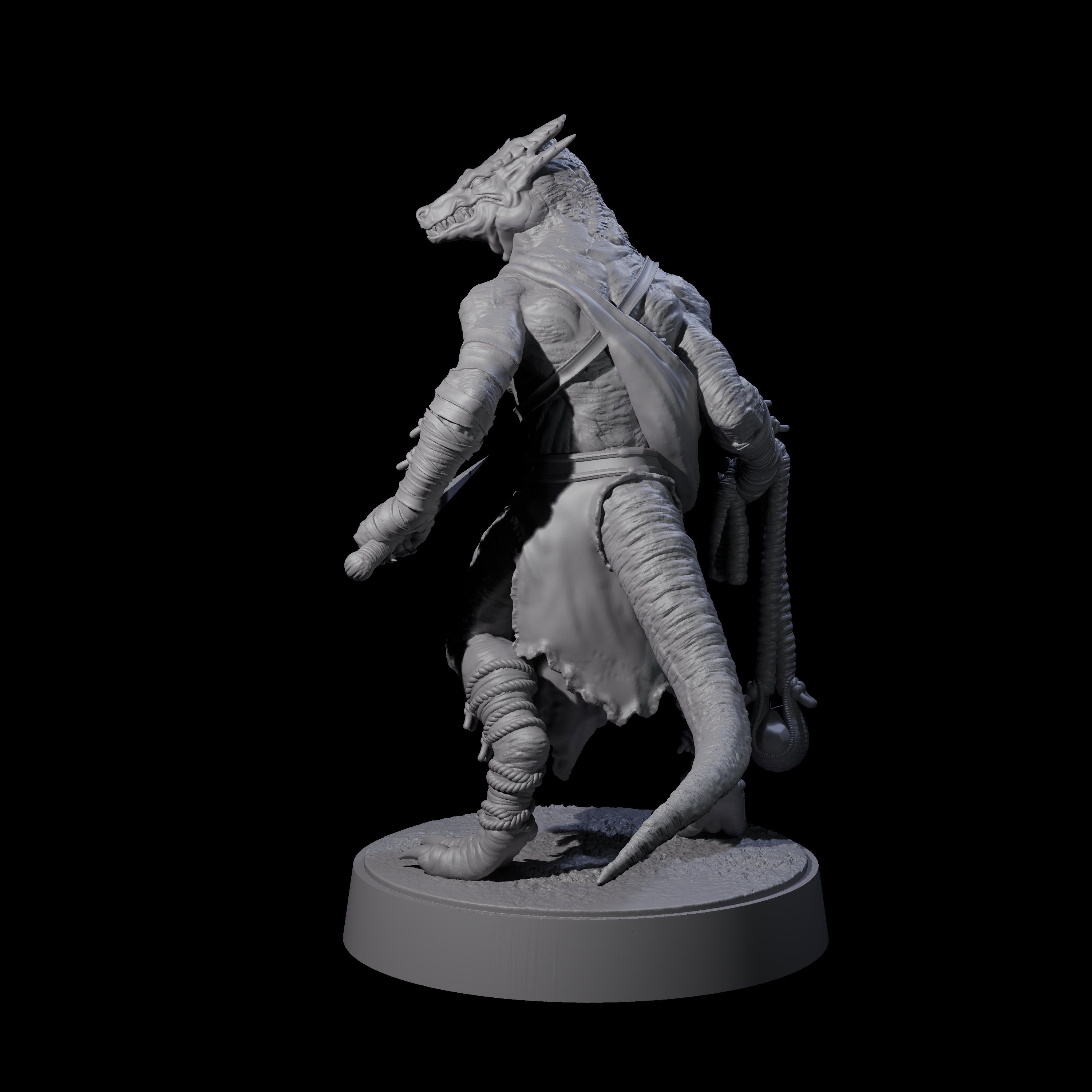 Shooting Kobold Slinger E Miniature for Dungeons and Dragons, Pathfinder or other TTRPGs