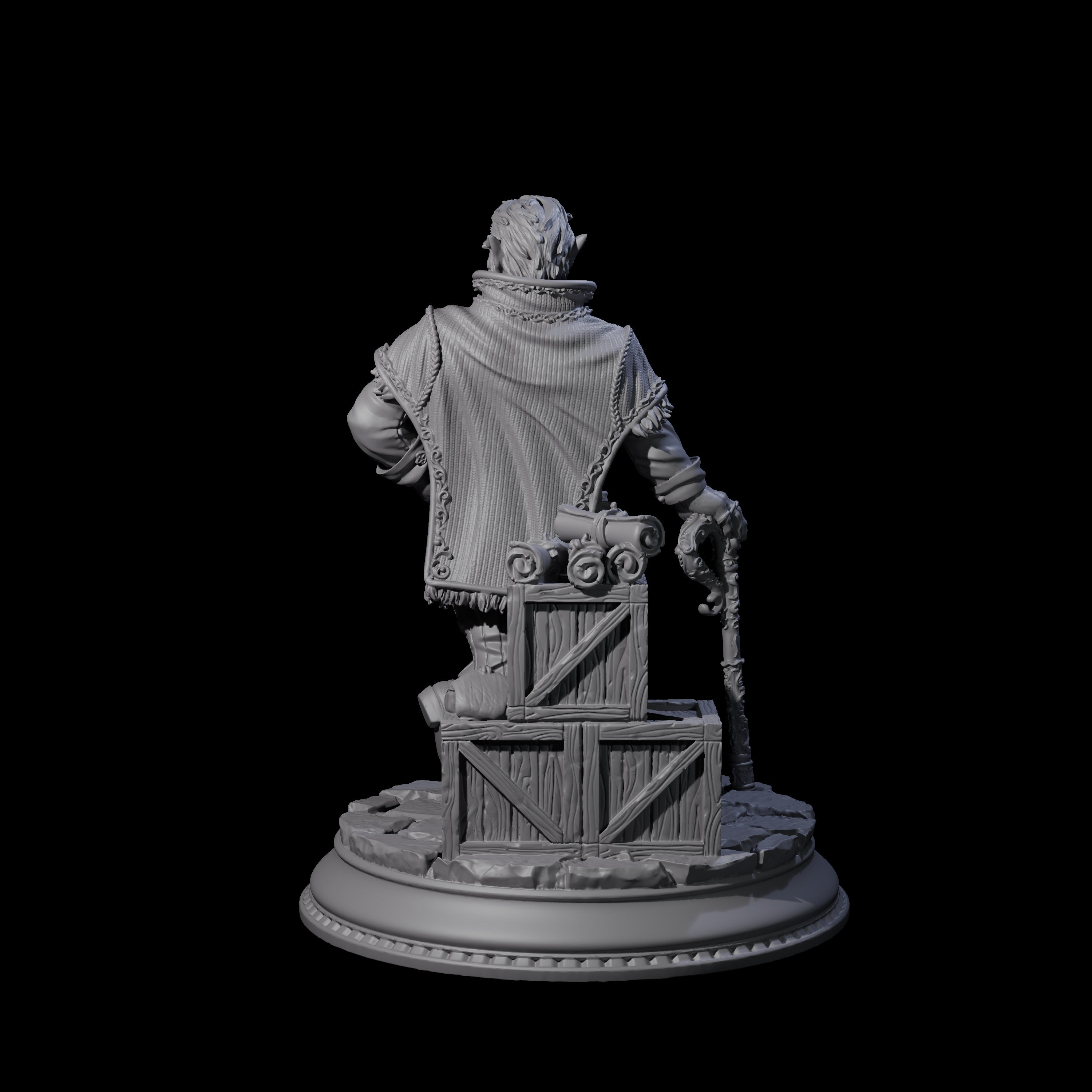 Shrewd Crime Boss Miniature for Dungeons and Dragons, Pathfinder or other TTRPGs