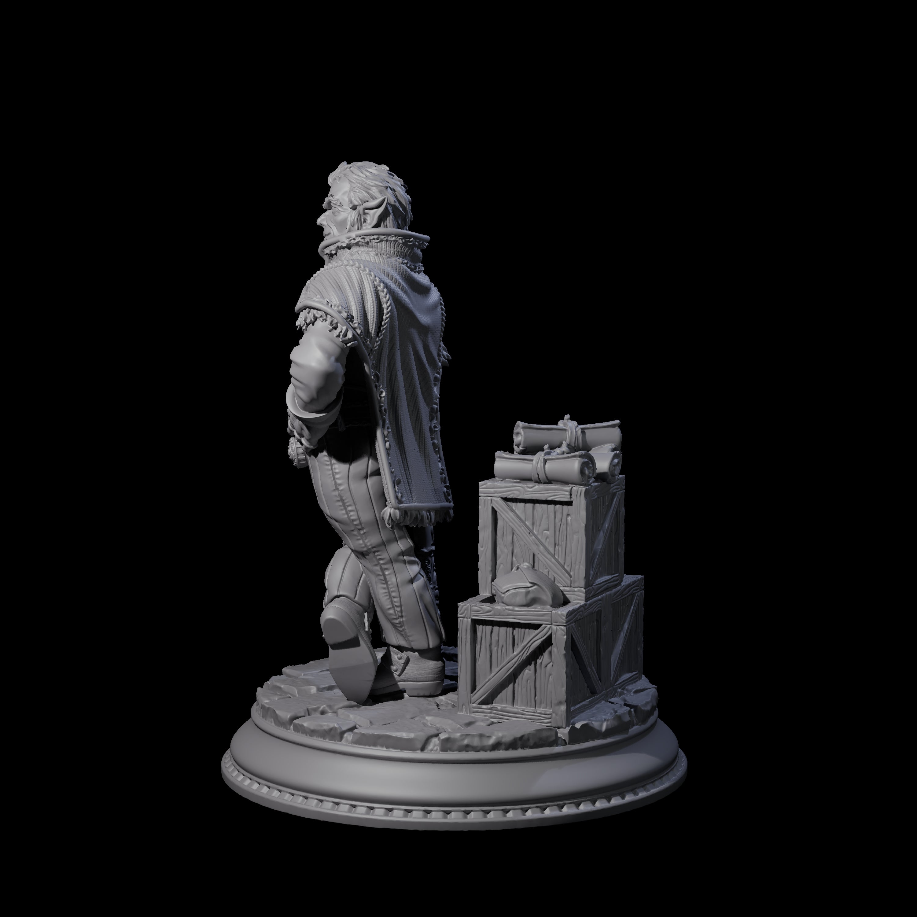 Shrewd Crime Boss Miniature for Dungeons and Dragons, Pathfinder or other TTRPGs