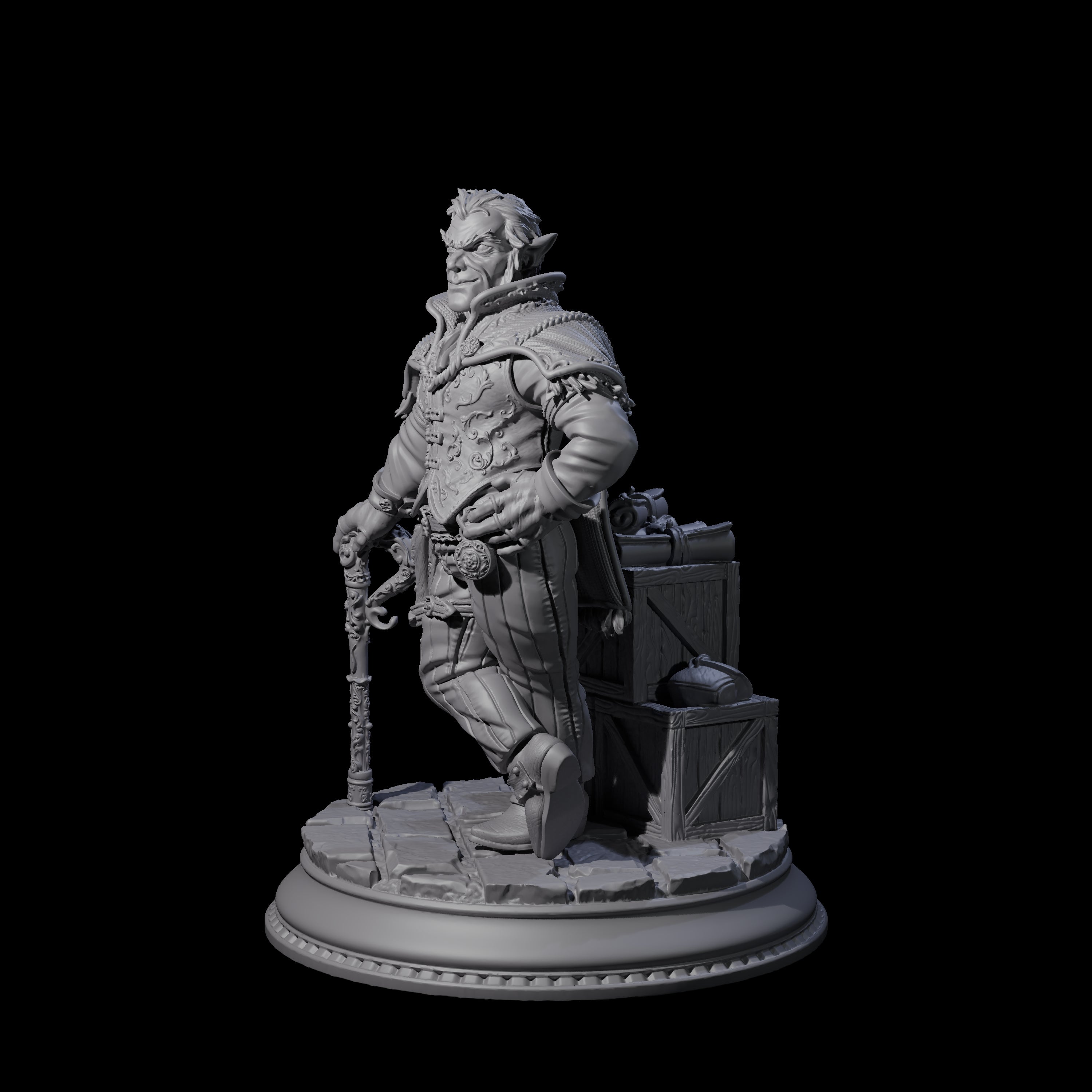 Shrewd Crime Boss Miniature for Dungeons and Dragons, Pathfinder or other TTRPGs