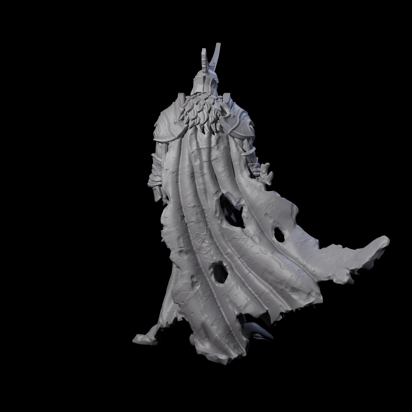 Sinister Graveknight A Miniature for Dungeons and Dragons, Pathfinder or other TTRPGs