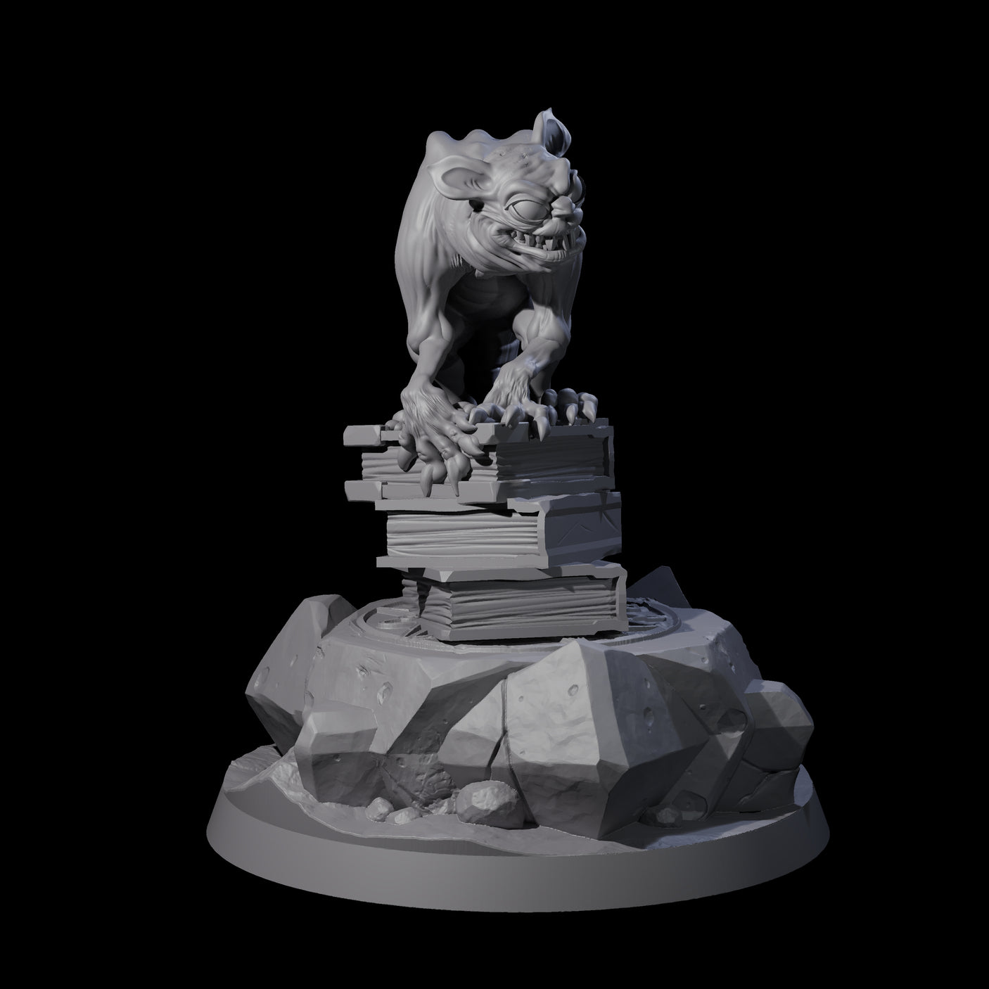 Sinister Imp Familiar Miniature for Dungeons and Dragons, Pathfinder or other TTRPGs