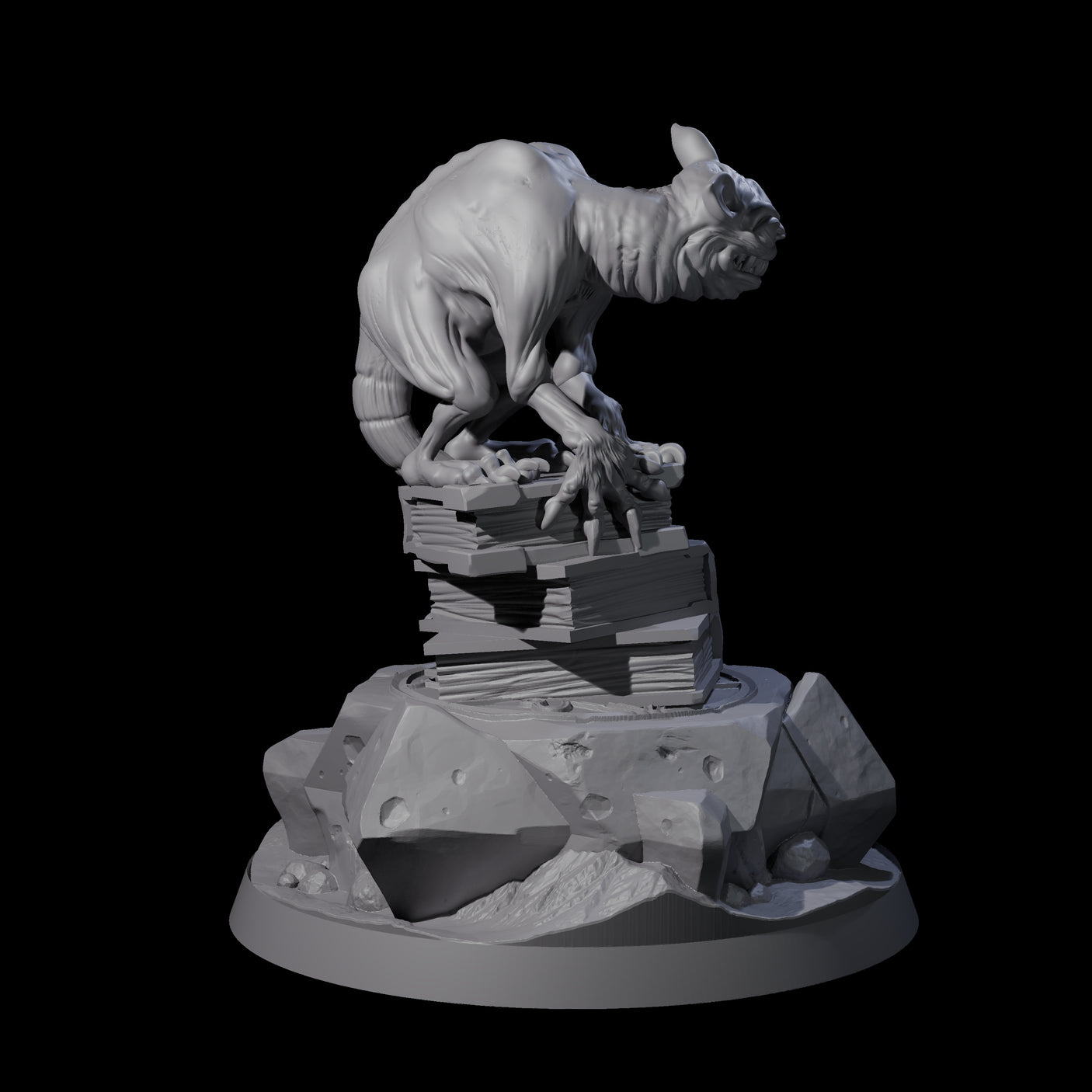 Sinister Imp Familiar Miniature for Dungeons and Dragons, Pathfinder or other TTRPGs