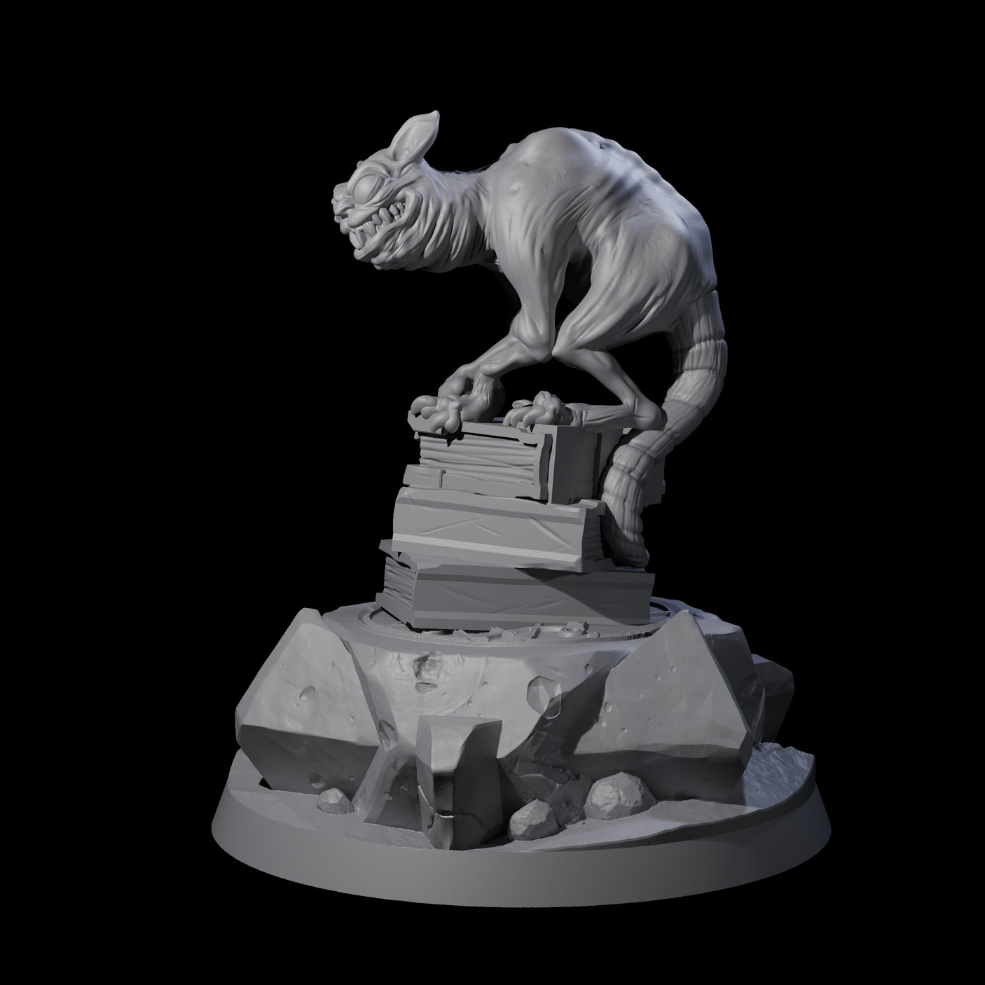 Sinister Imp Familiar Miniature for Dungeons and Dragons, Pathfinder or other TTRPGs