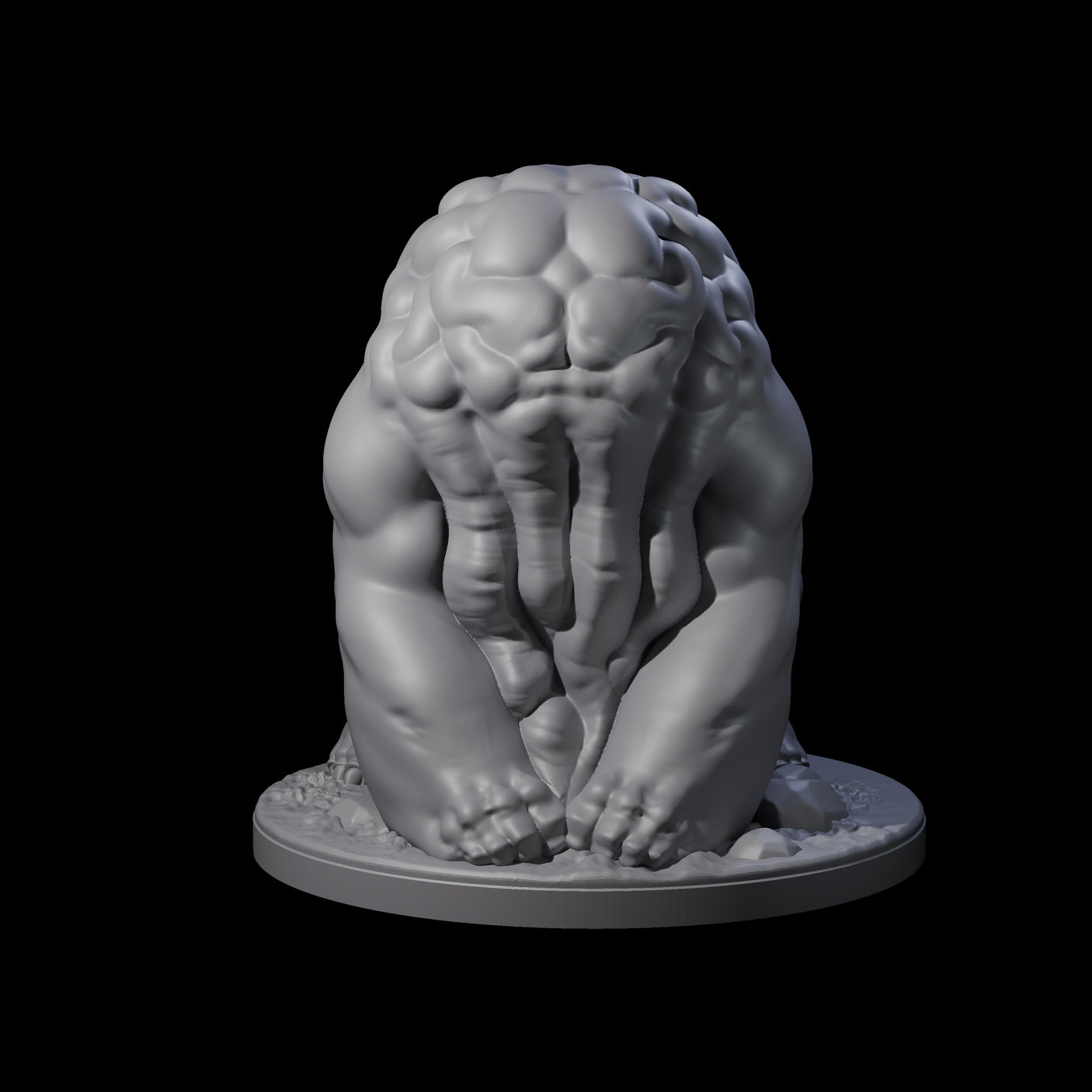 Sinister Plodding Intellect Devourer B Miniature for Dungeons and Dragons, Pathfinder or other TTRPGs