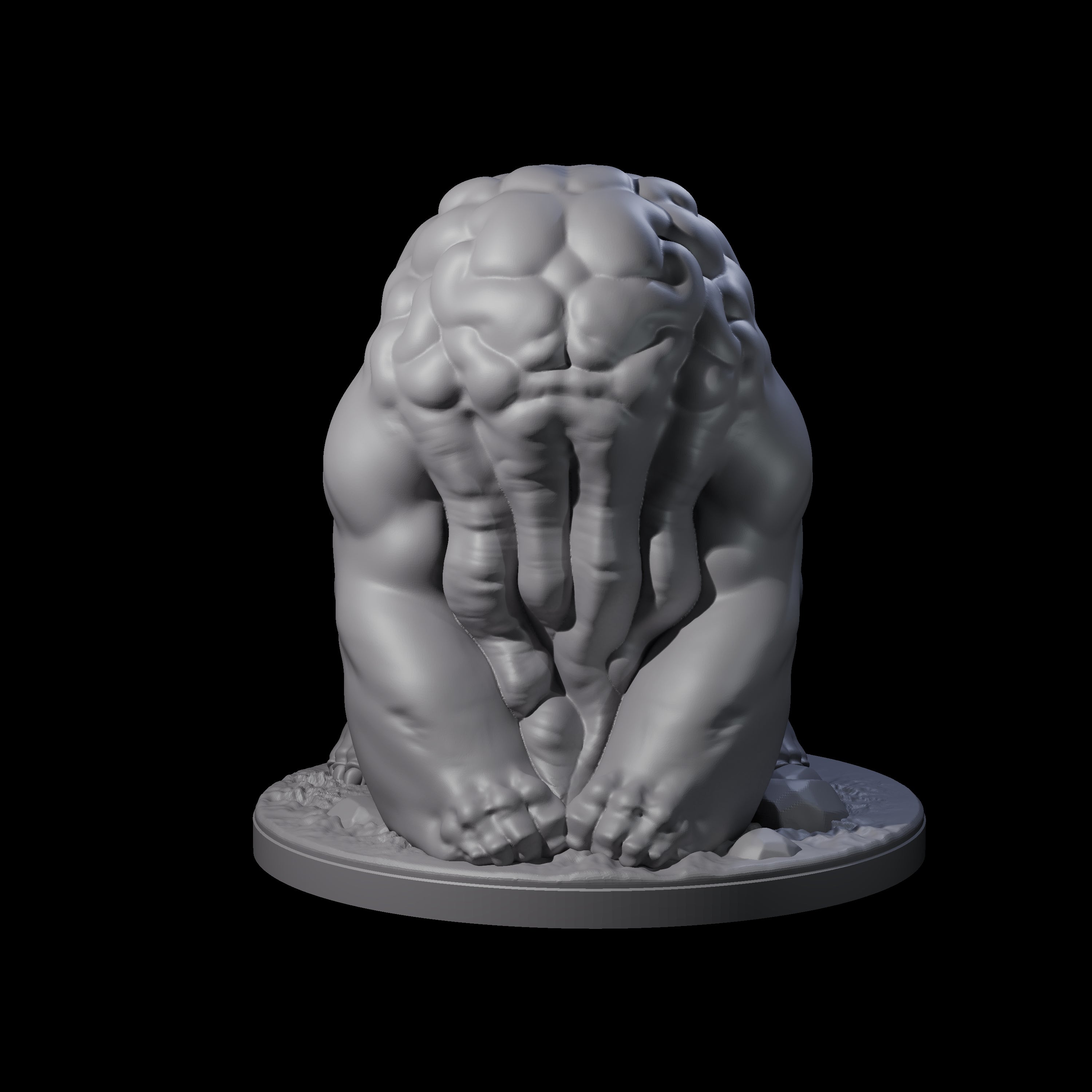 Sinister Plodding Intellect Devourer B Miniature for Dungeons and Dragons, Pathfinder or other TTRPGs