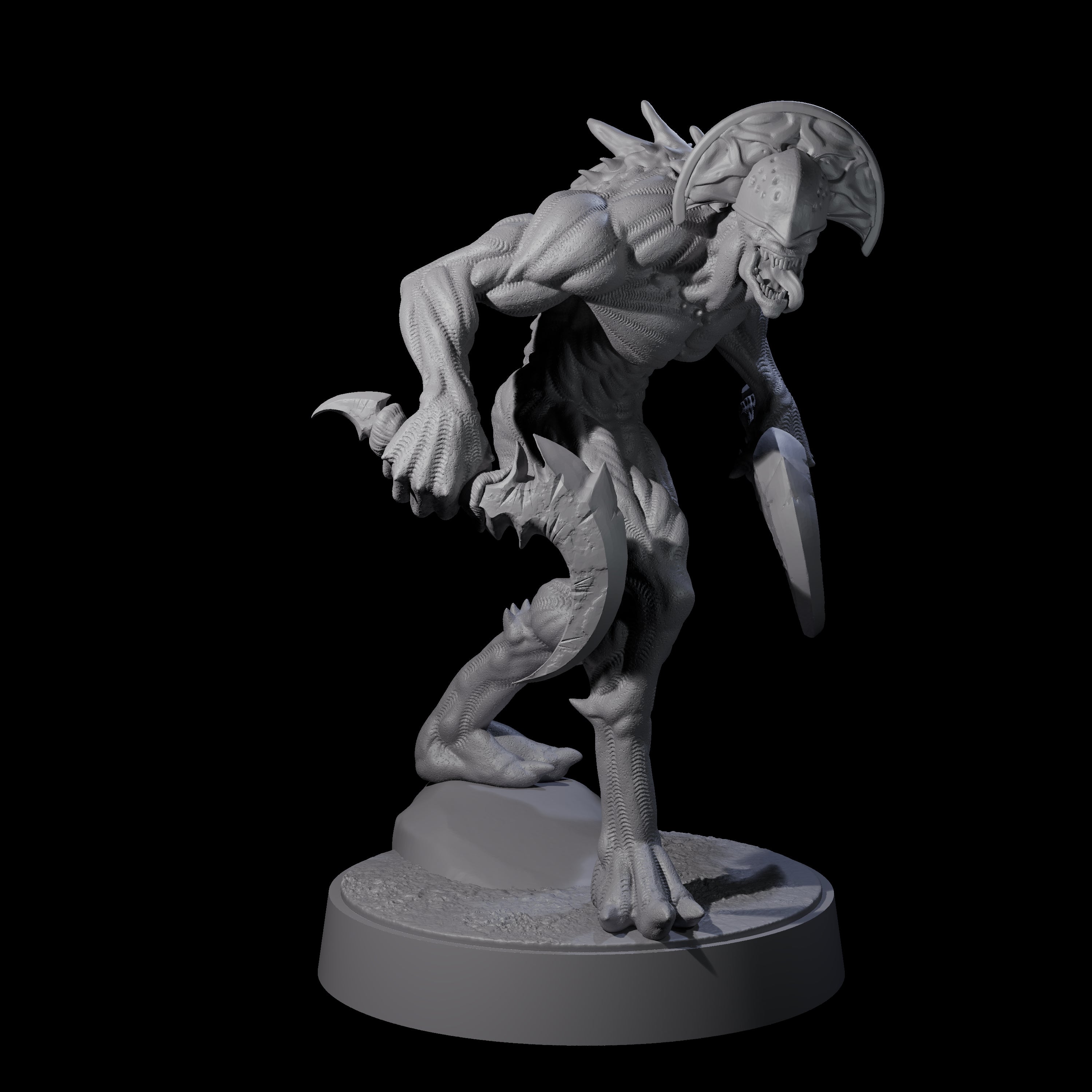 Sinuous Babau A Miniature for Dungeons and Dragons, Pathfinder or other TTRPGs