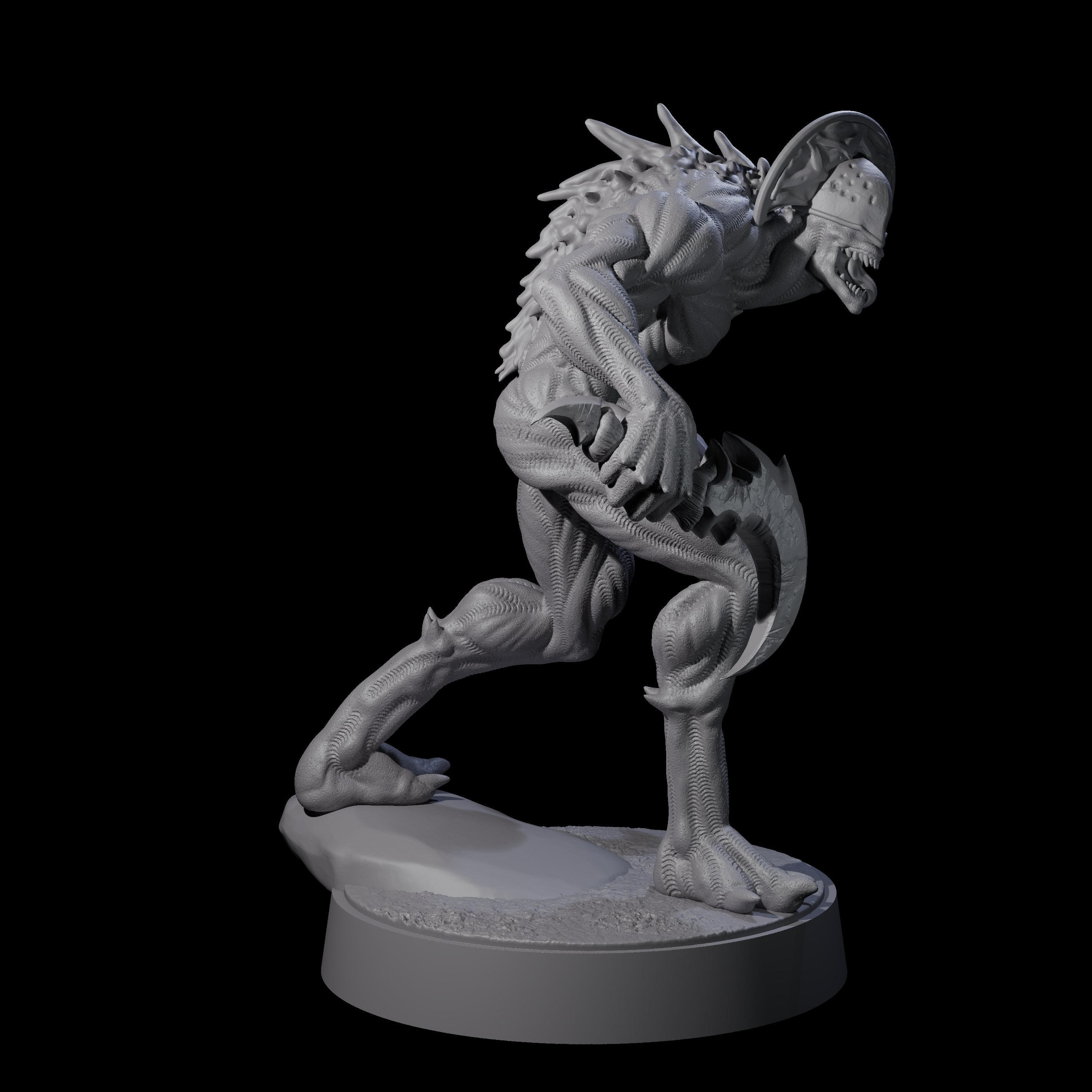 Sinuous Babau A Miniature for Dungeons and Dragons, Pathfinder or other TTRPGs