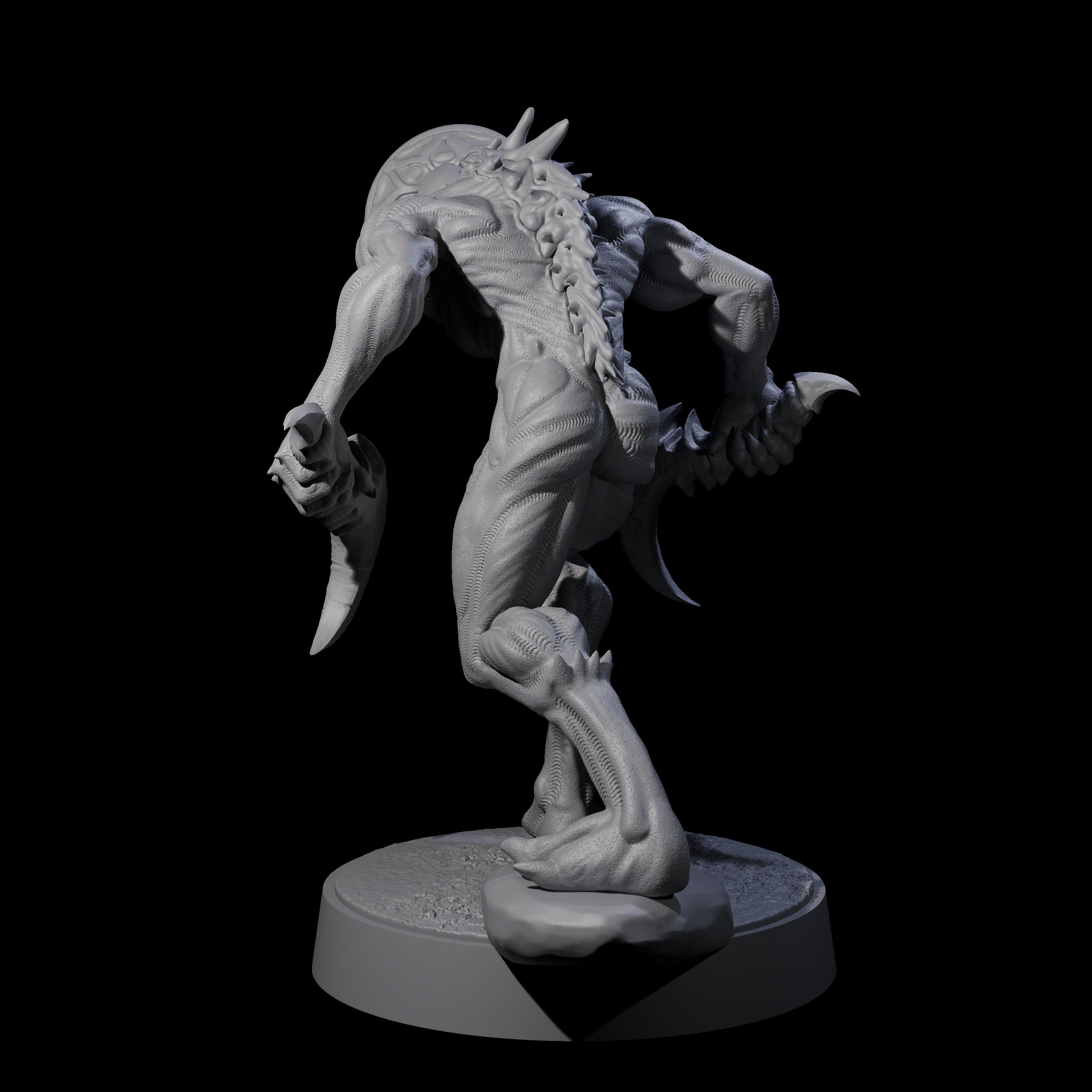 Sinuous Babau A Miniature for Dungeons and Dragons, Pathfinder or other TTRPGs