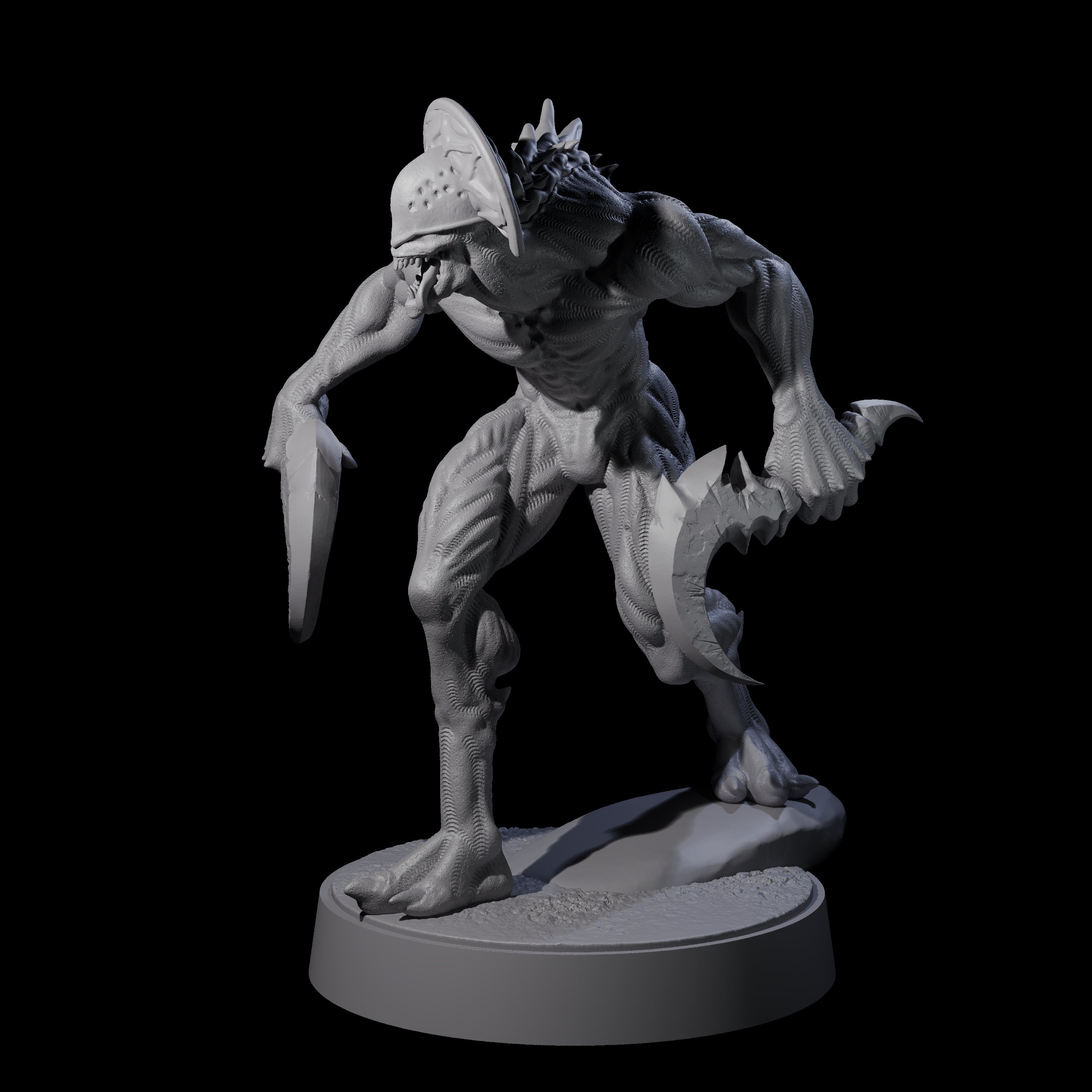 Sinuous Babau A Miniature for Dungeons and Dragons, Pathfinder or other TTRPGs