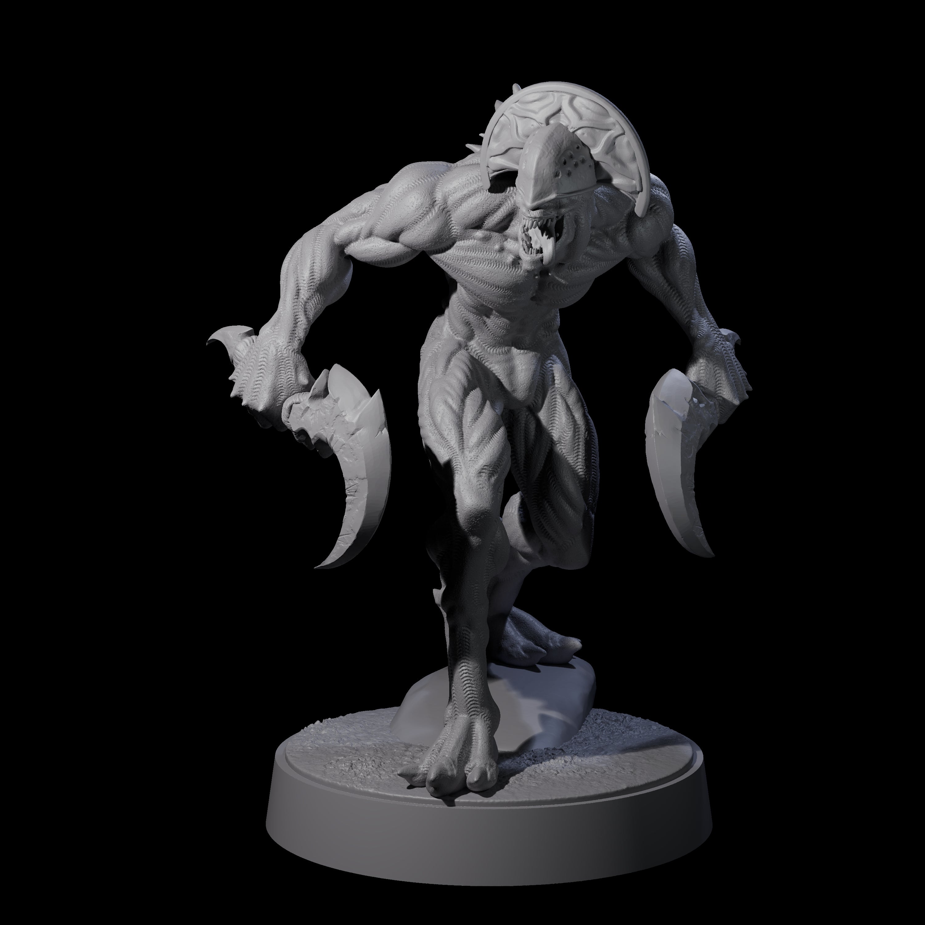 Sinuous Babau A Miniature for Dungeons and Dragons, Pathfinder or other TTRPGs