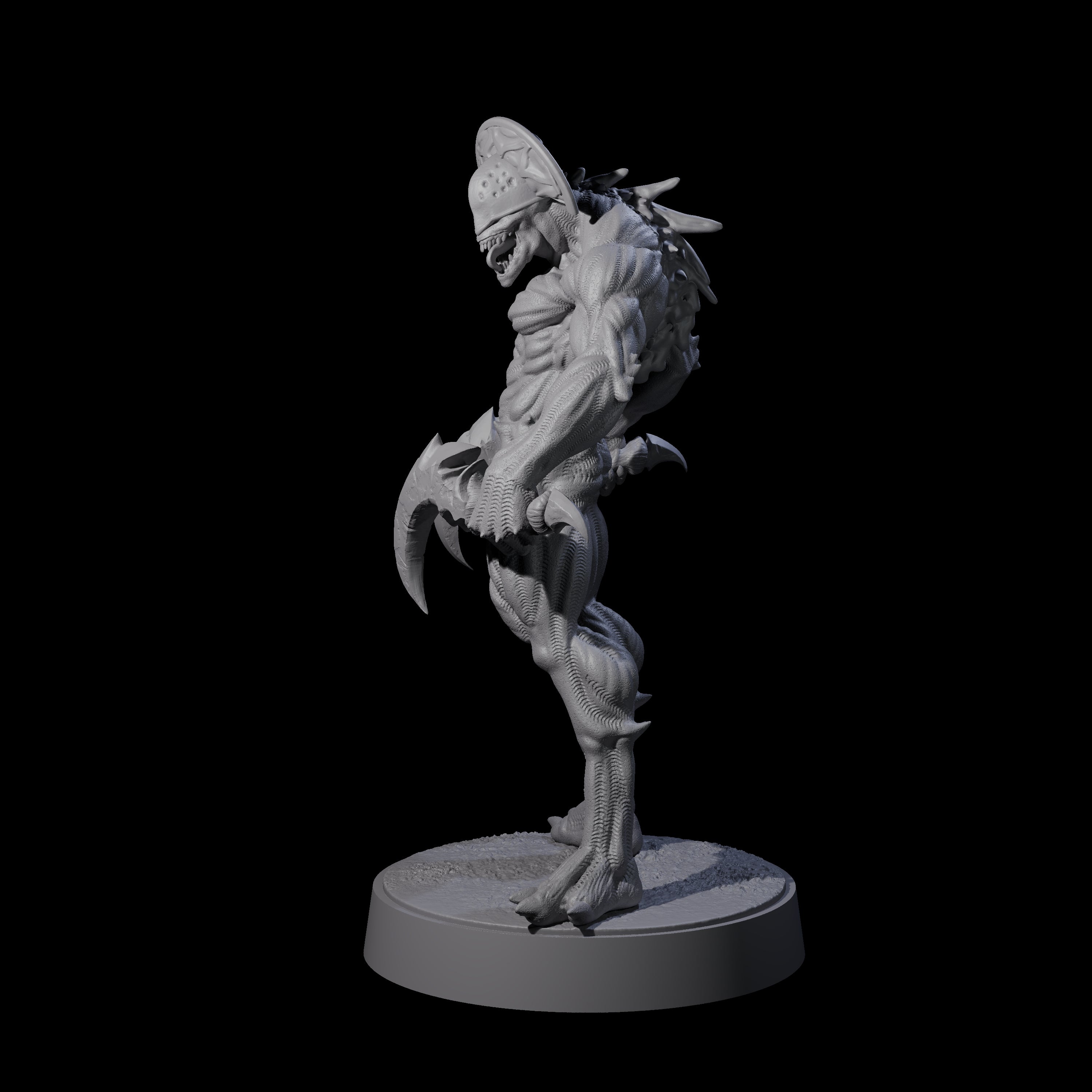 Sinuous Babau B Miniature for Dungeons and Dragons, Pathfinder or other TTRPGs