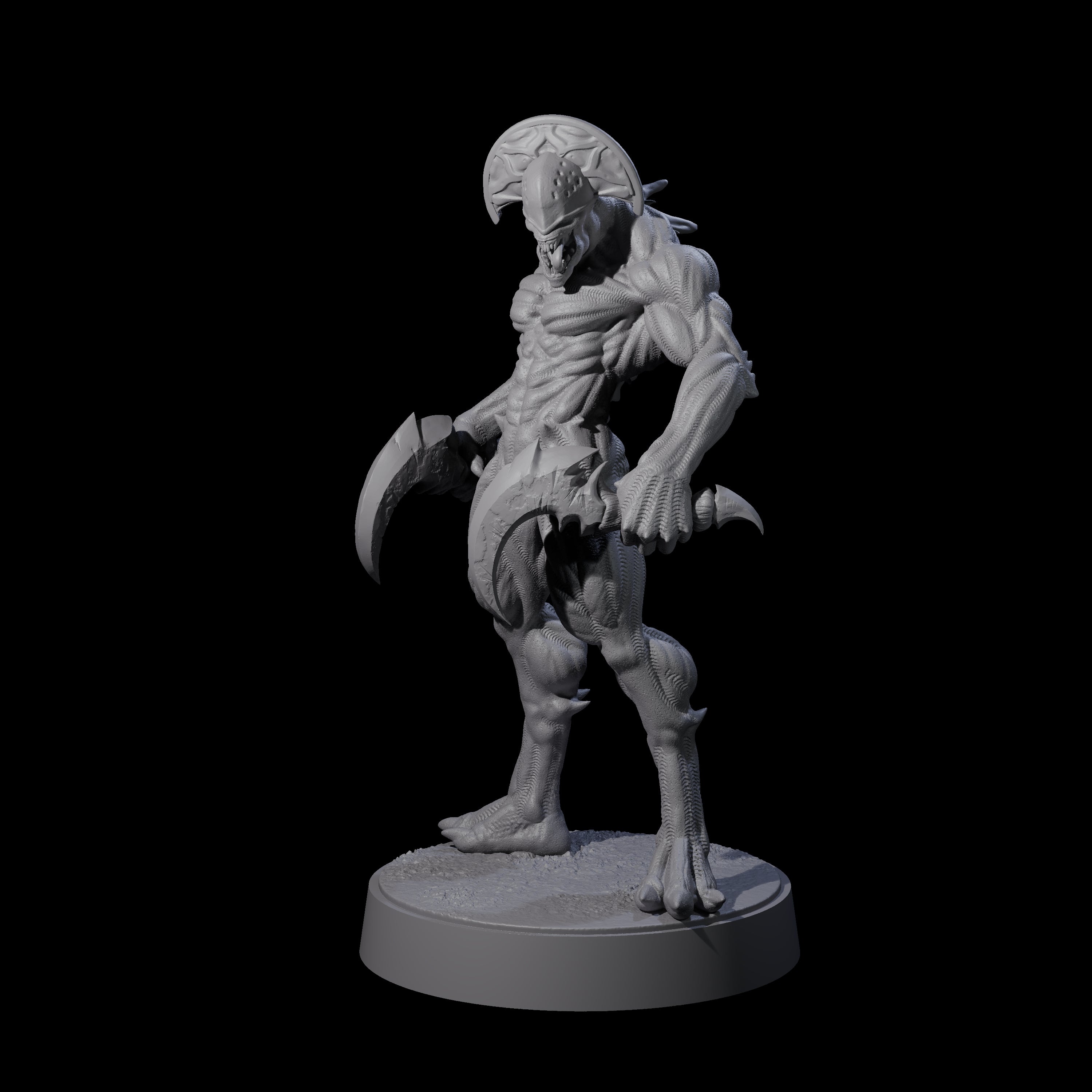 Sinuous Babau B Miniature for Dungeons and Dragons, Pathfinder or other TTRPGs