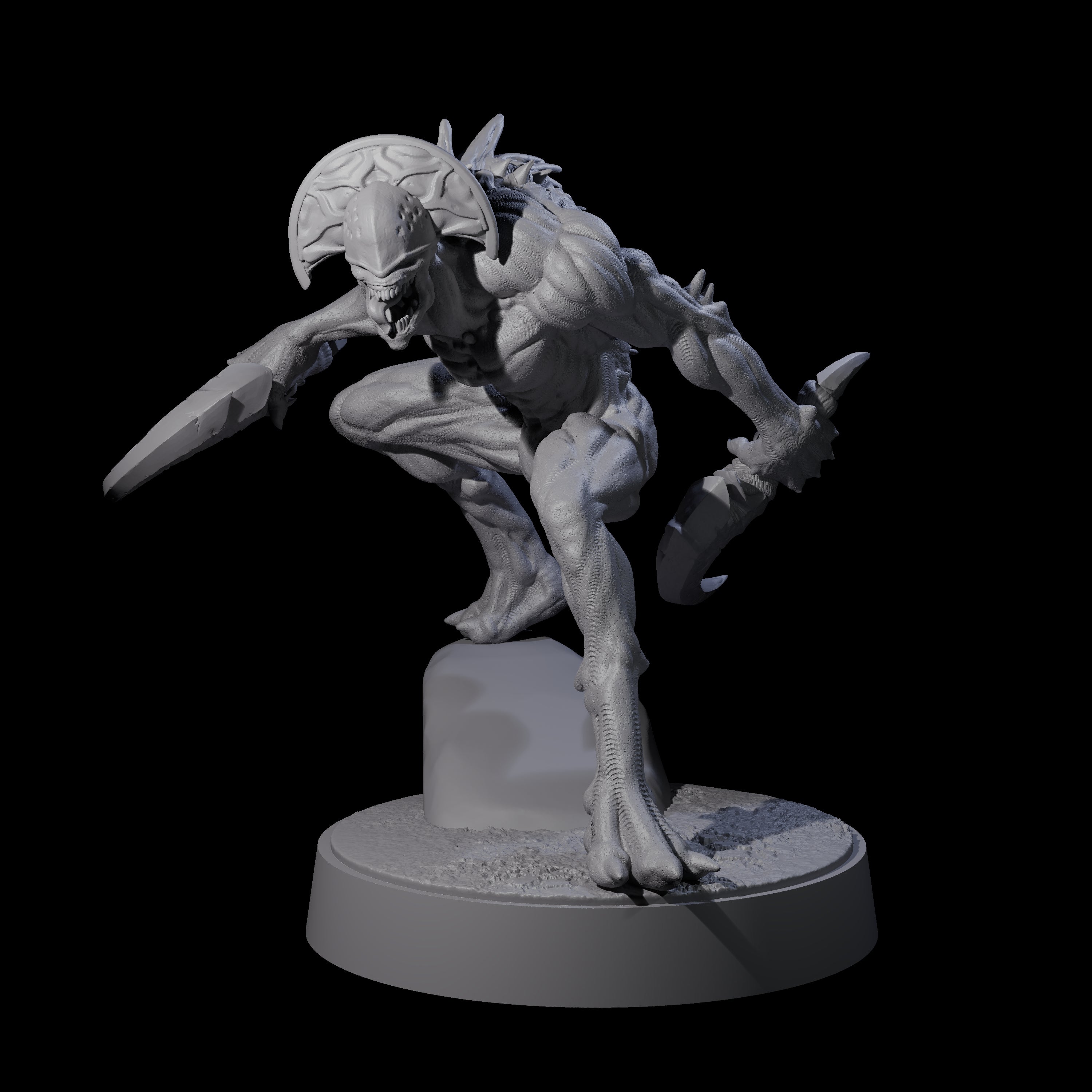 Sinuous Babau C Miniature for Dungeons and Dragons, Pathfinder or other TTRPGs