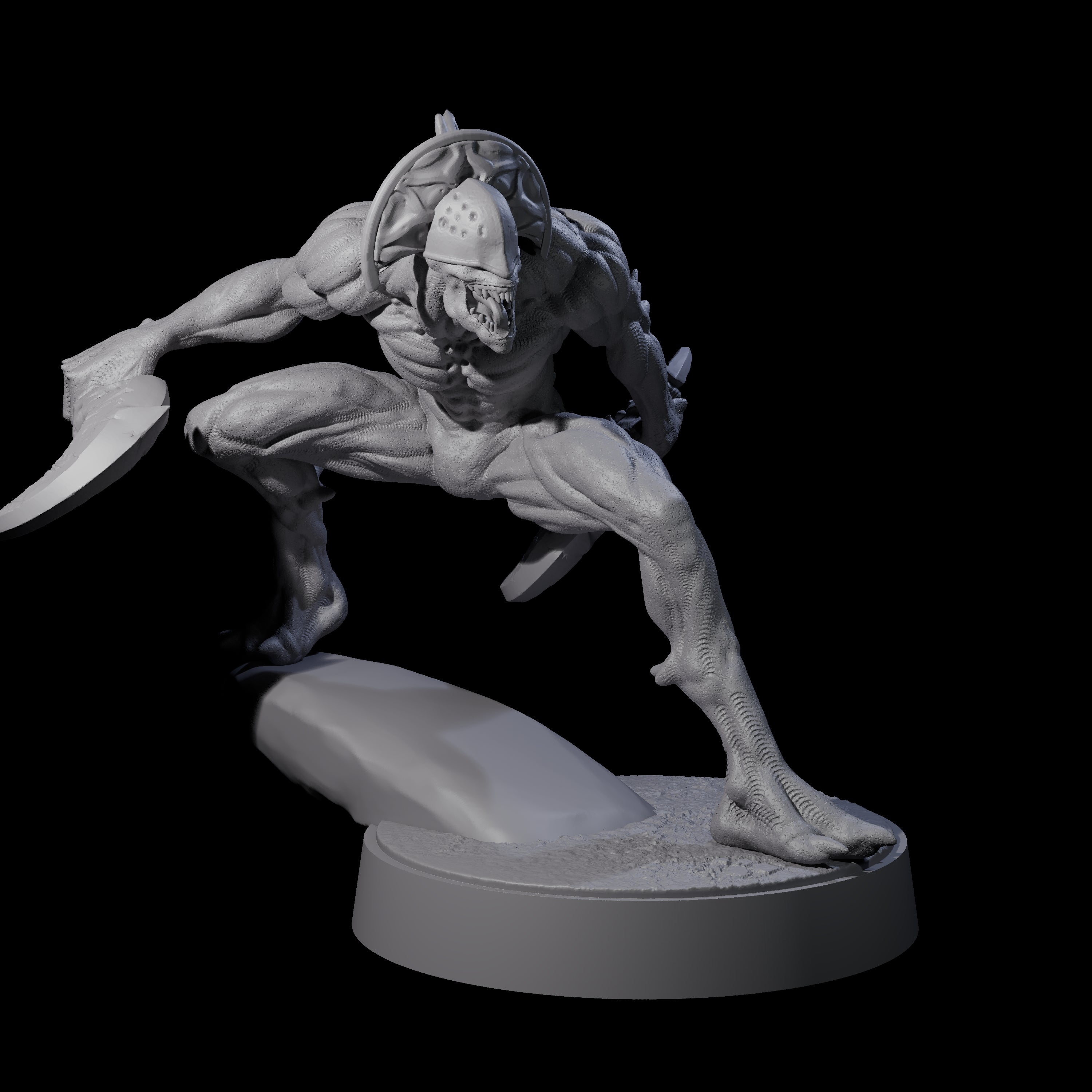 Sinuous Babau C Miniature for Dungeons and Dragons, Pathfinder or other TTRPGs