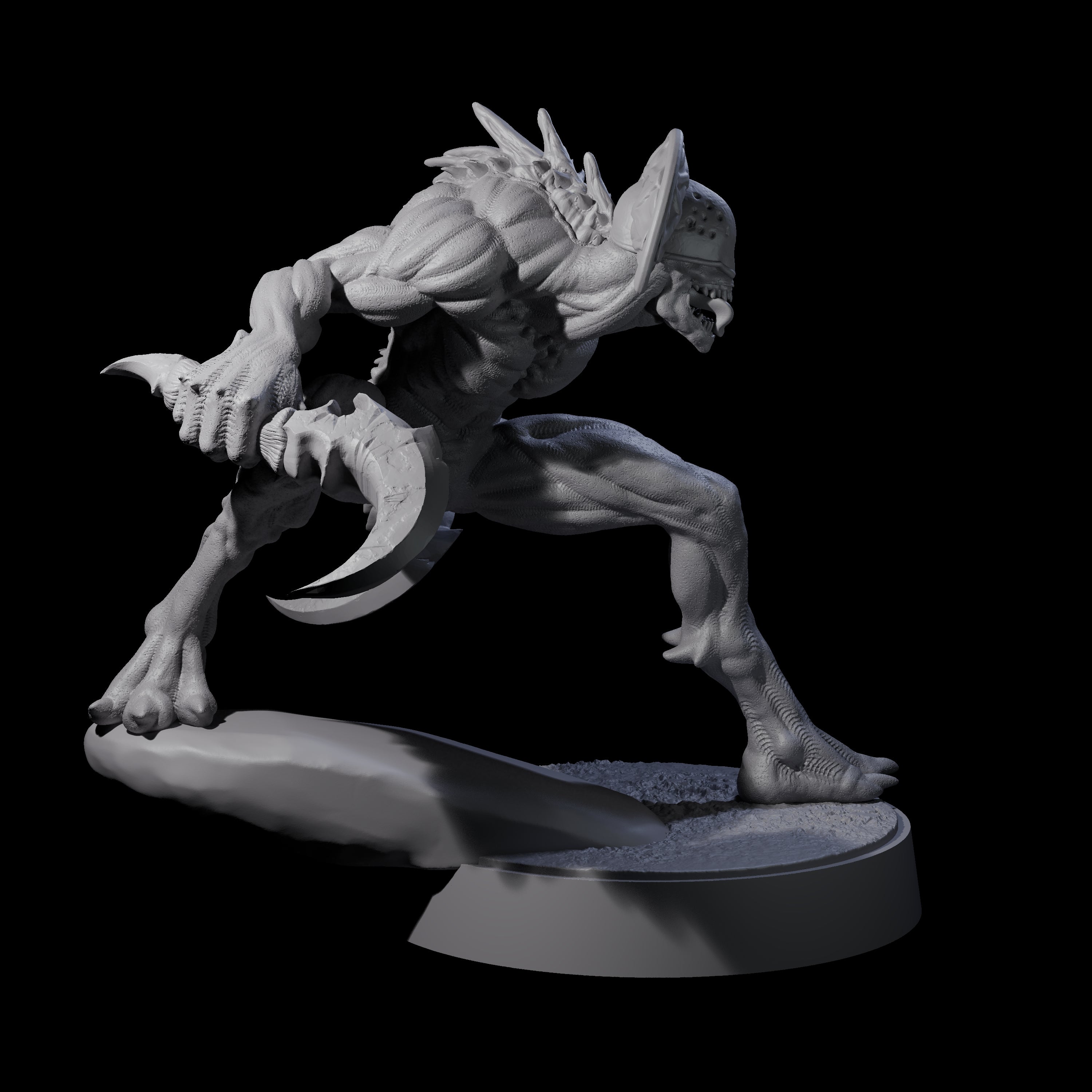 Sinuous Babau C Miniature for Dungeons and Dragons, Pathfinder or other TTRPGs