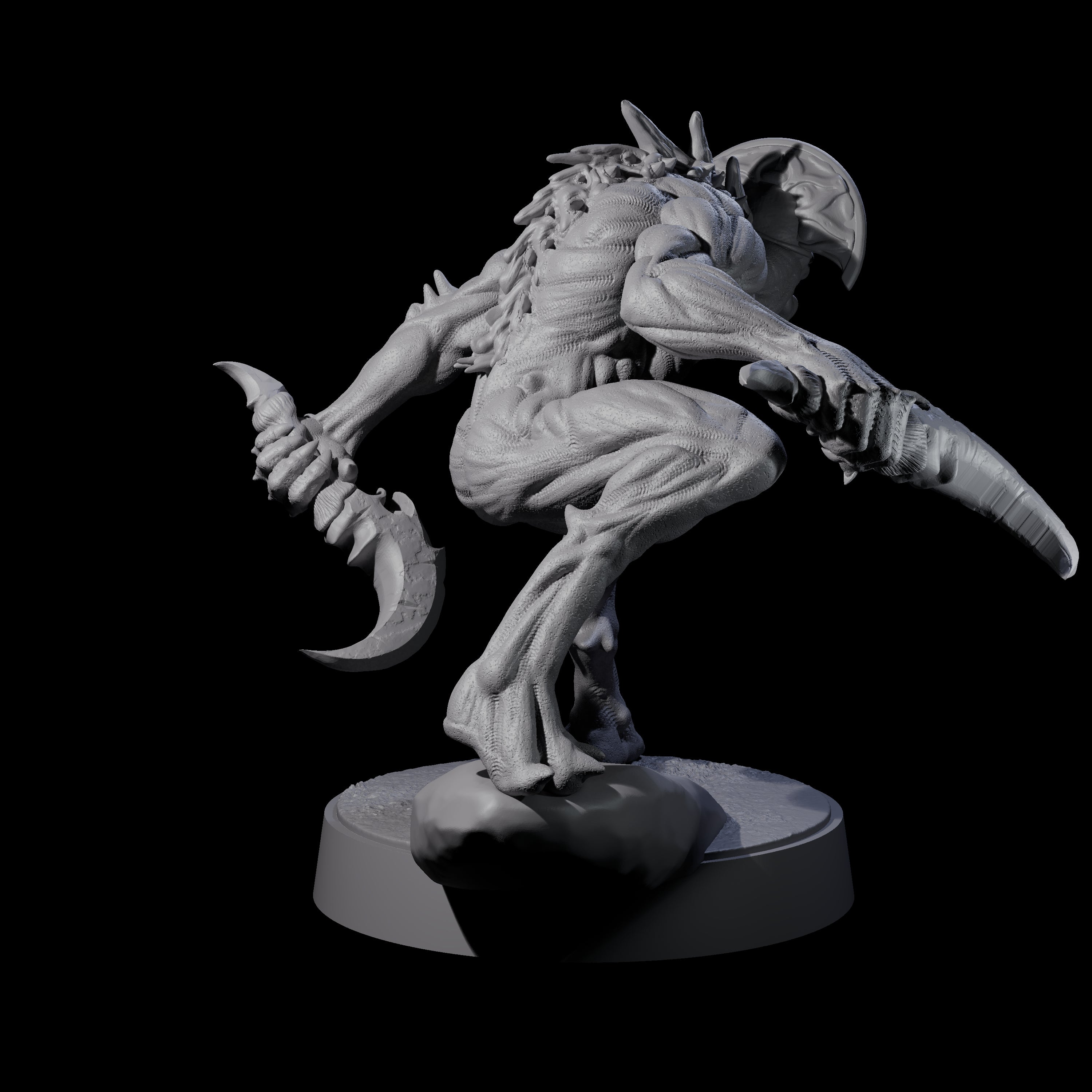 Sinuous Babau C Miniature for Dungeons and Dragons, Pathfinder or other TTRPGs