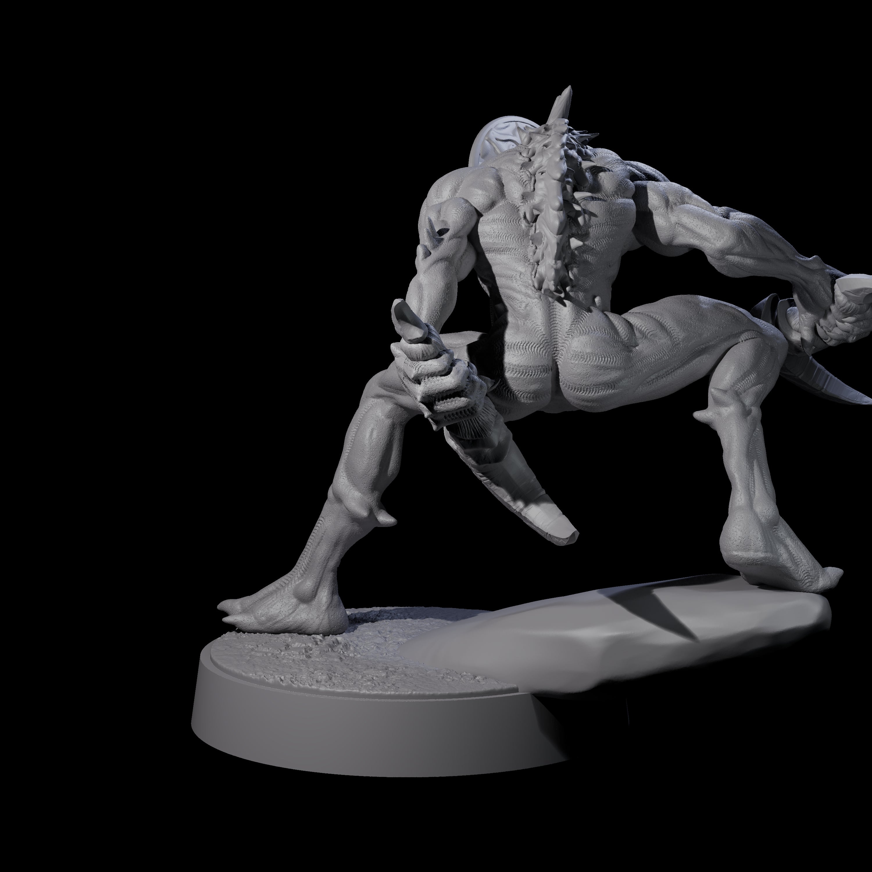 Sinuous Babau C Miniature for Dungeons and Dragons, Pathfinder or other TTRPGs