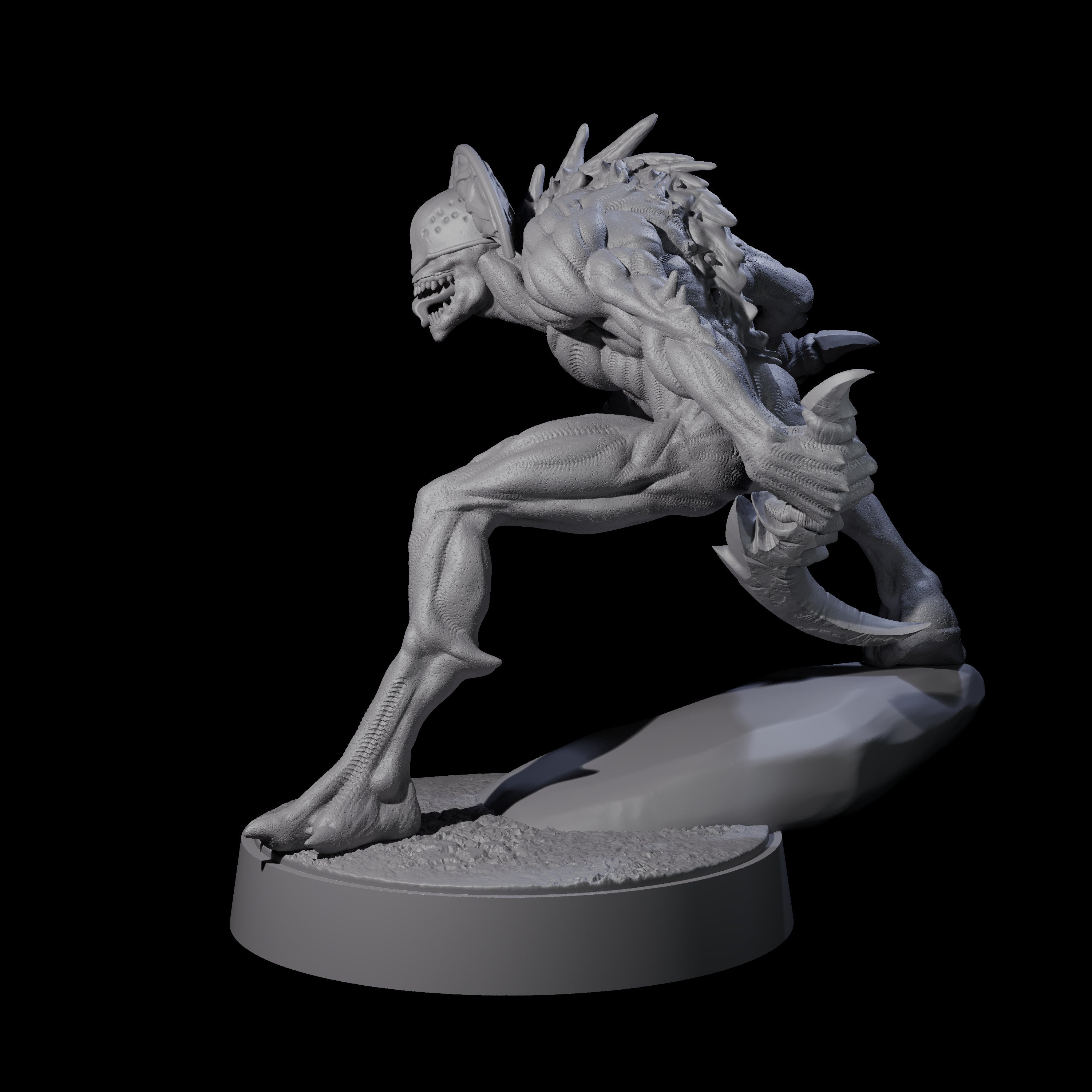 Sinuous Babau C Miniature for Dungeons and Dragons, Pathfinder or other TTRPGs