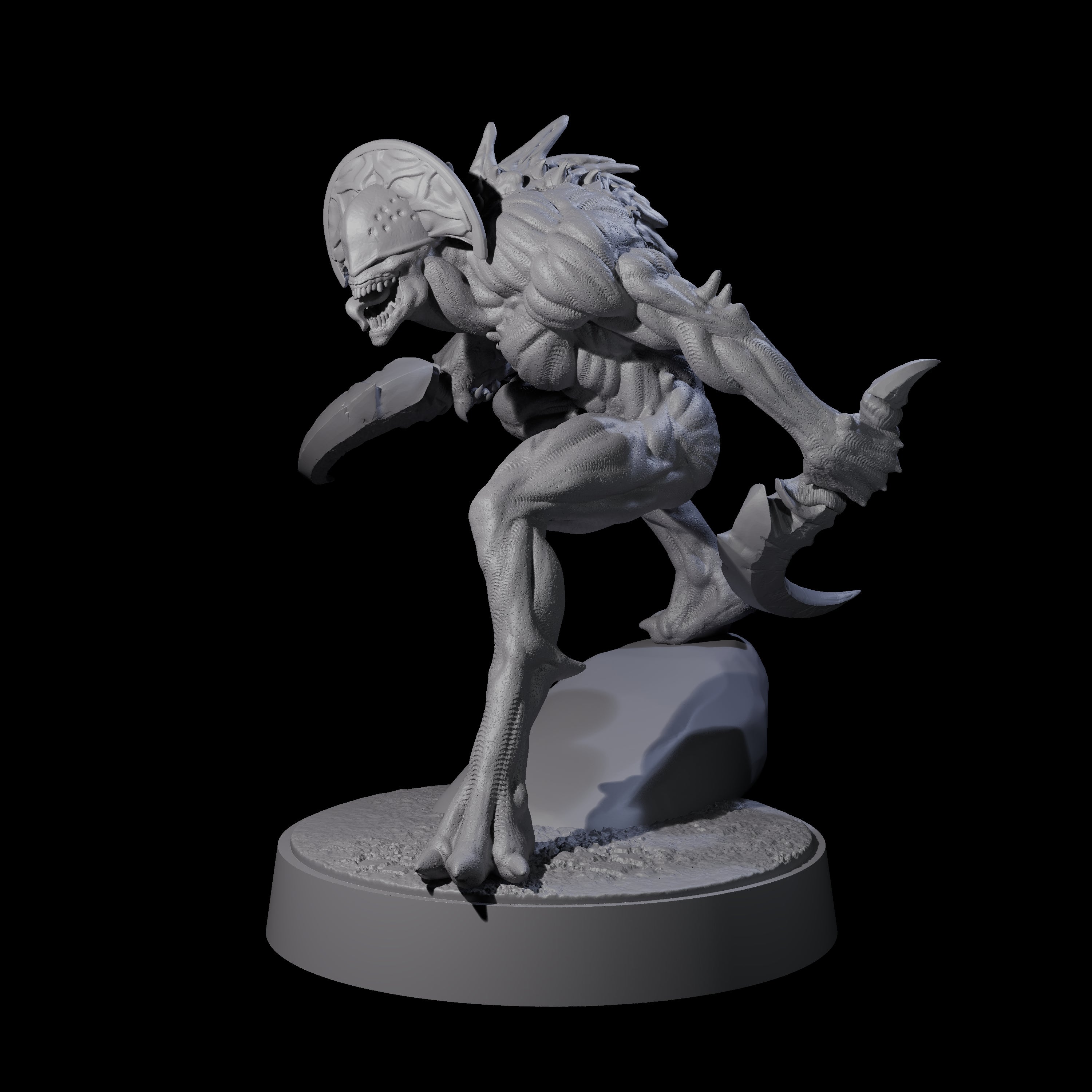 Sinuous Babau C Miniature for Dungeons and Dragons, Pathfinder or other TTRPGs