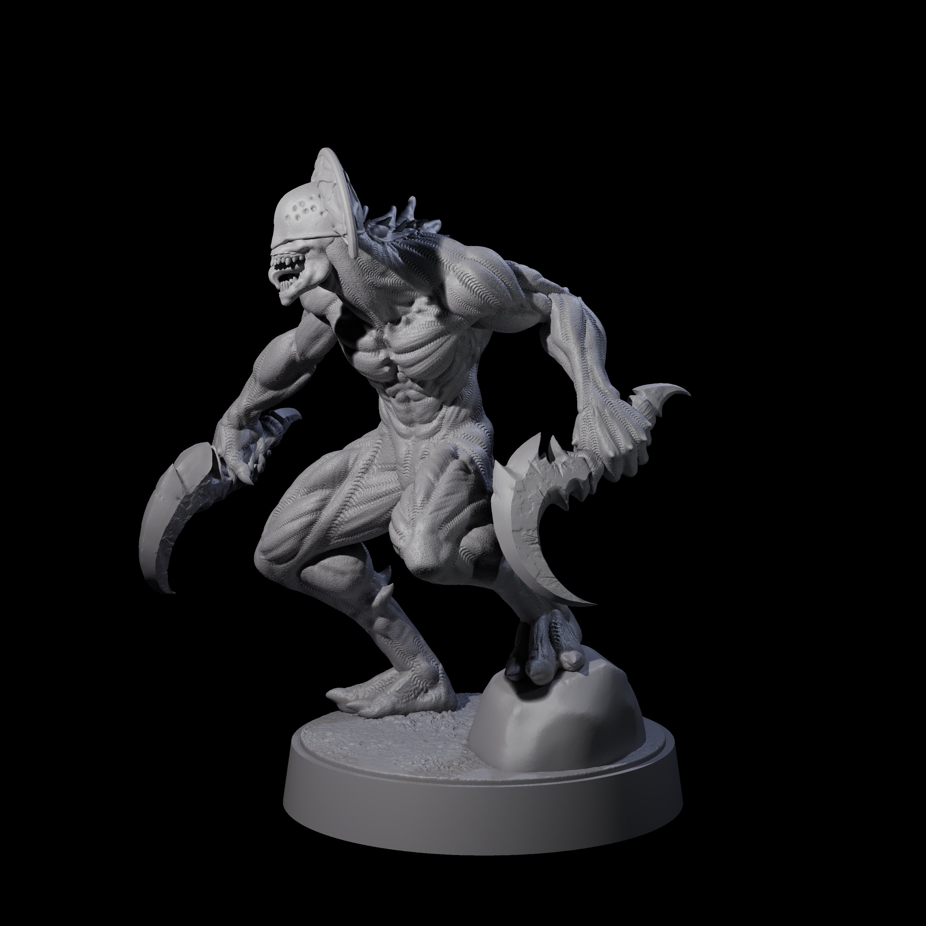 Sinuous Babau D Miniature for Dungeons and Dragons, Pathfinder or other TTRPGs