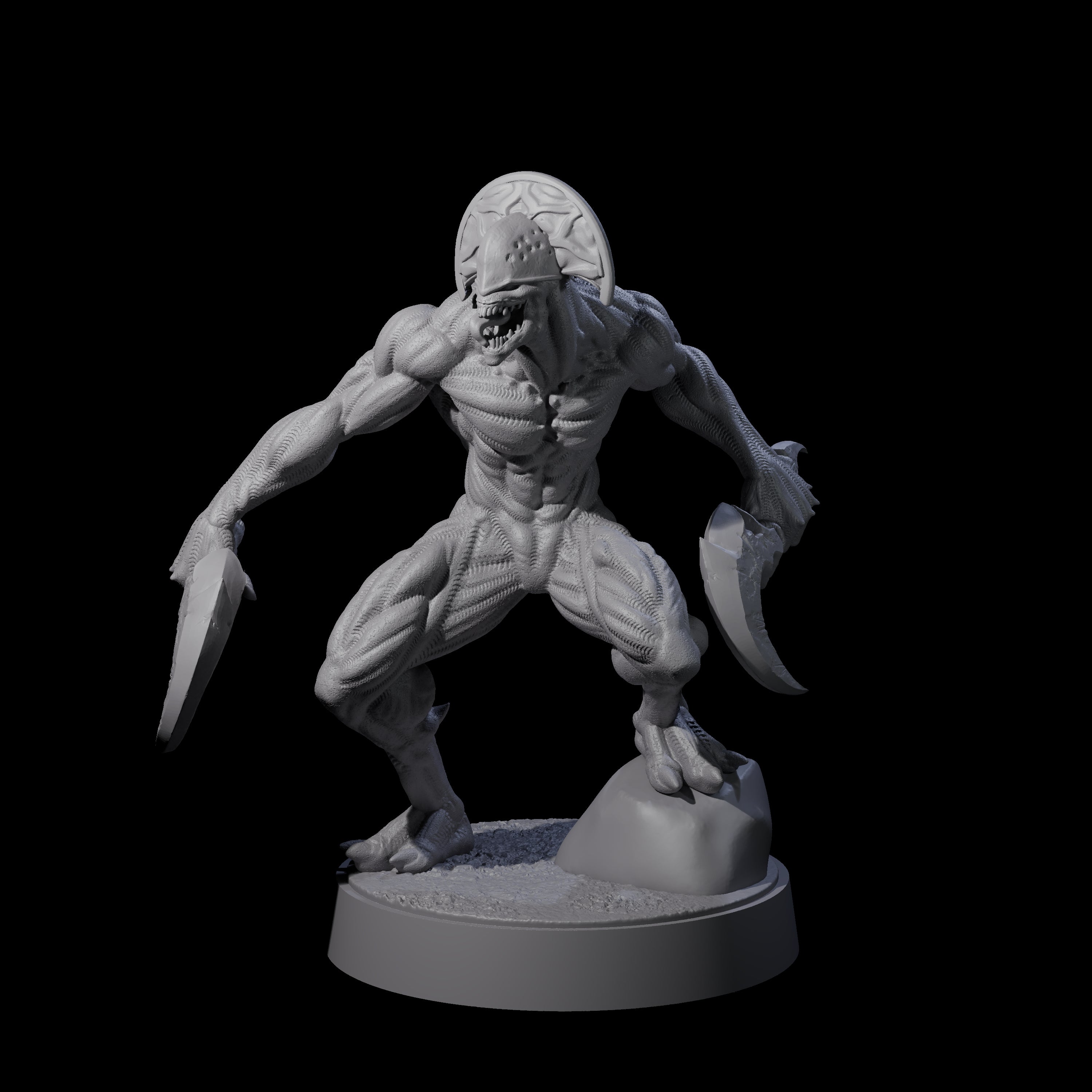 Sinuous Babau D Miniature for Dungeons and Dragons, Pathfinder or other TTRPGs