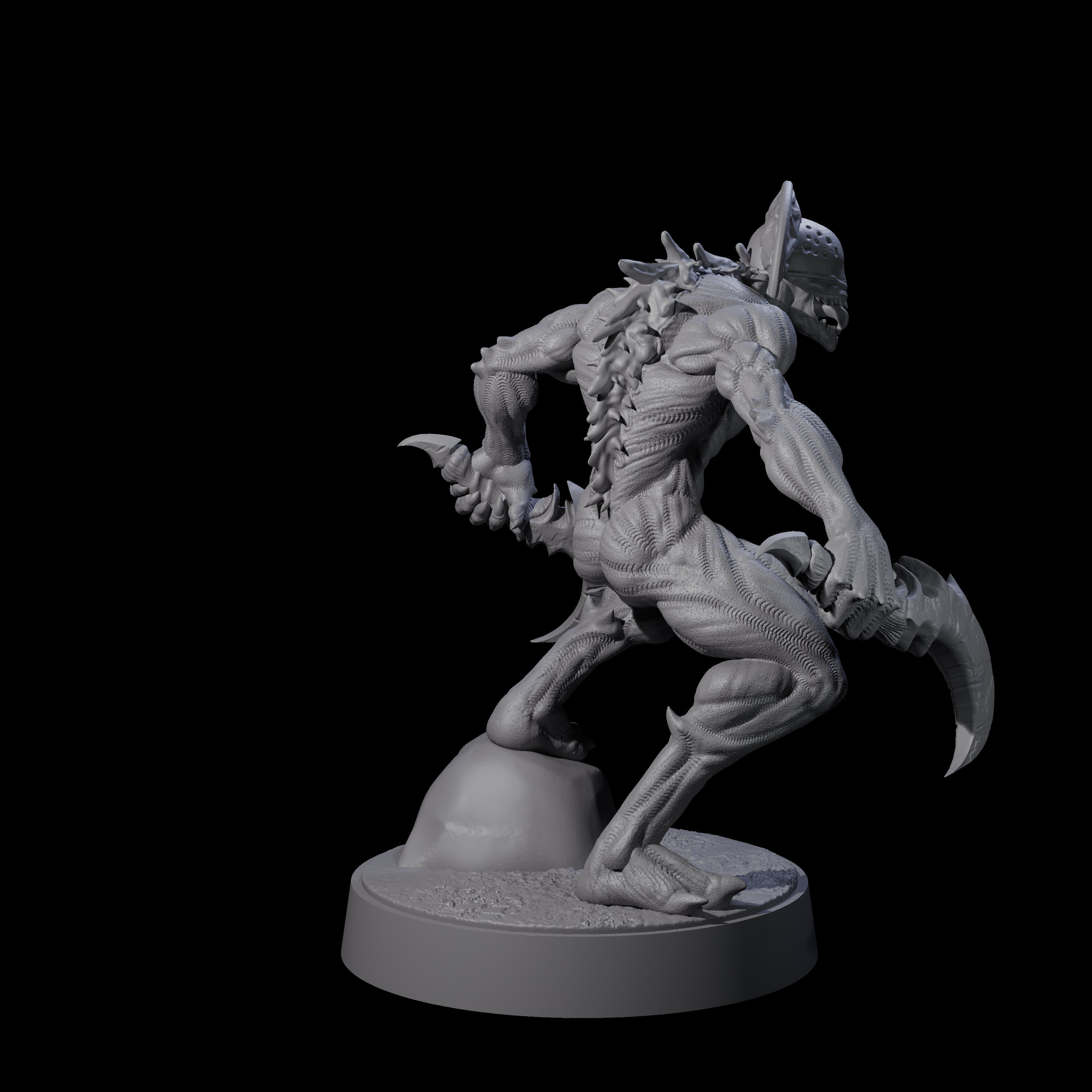Sinuous Babau D Miniature for Dungeons and Dragons, Pathfinder or other TTRPGs