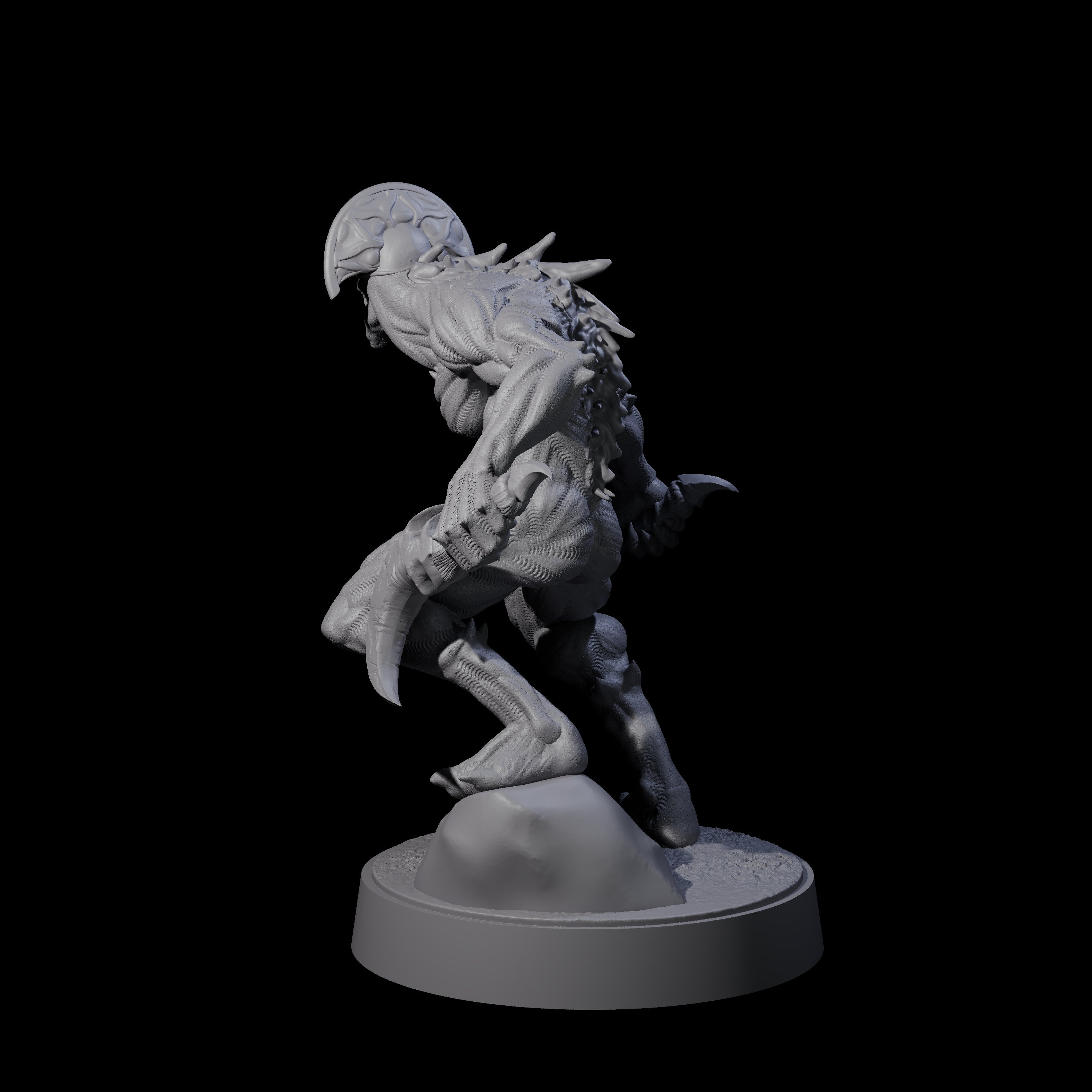 Sinuous Babau D Miniature for Dungeons and Dragons, Pathfinder or other TTRPGs