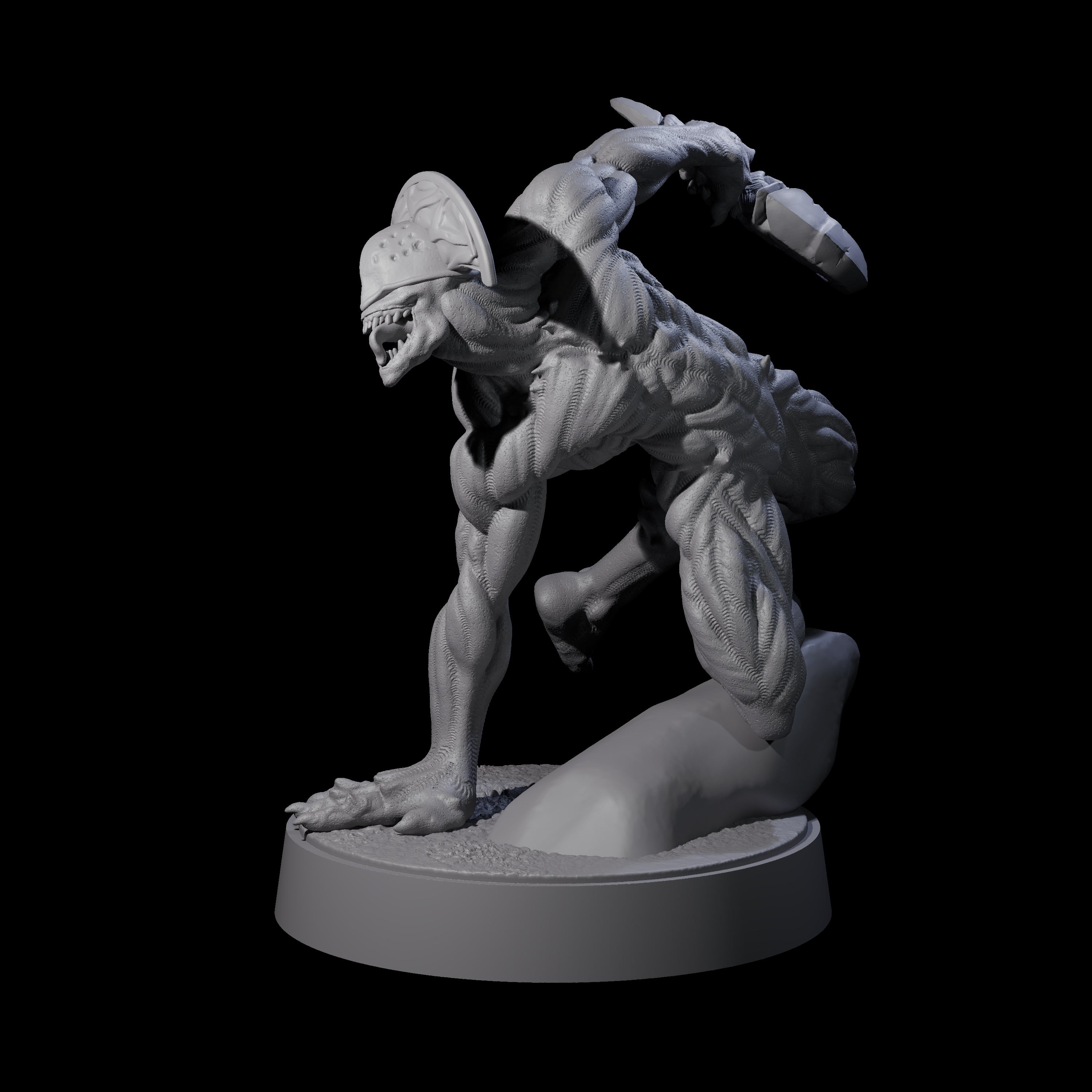 Sinuous Babau E Miniature for Dungeons and Dragons, Pathfinder or other TTRPGs