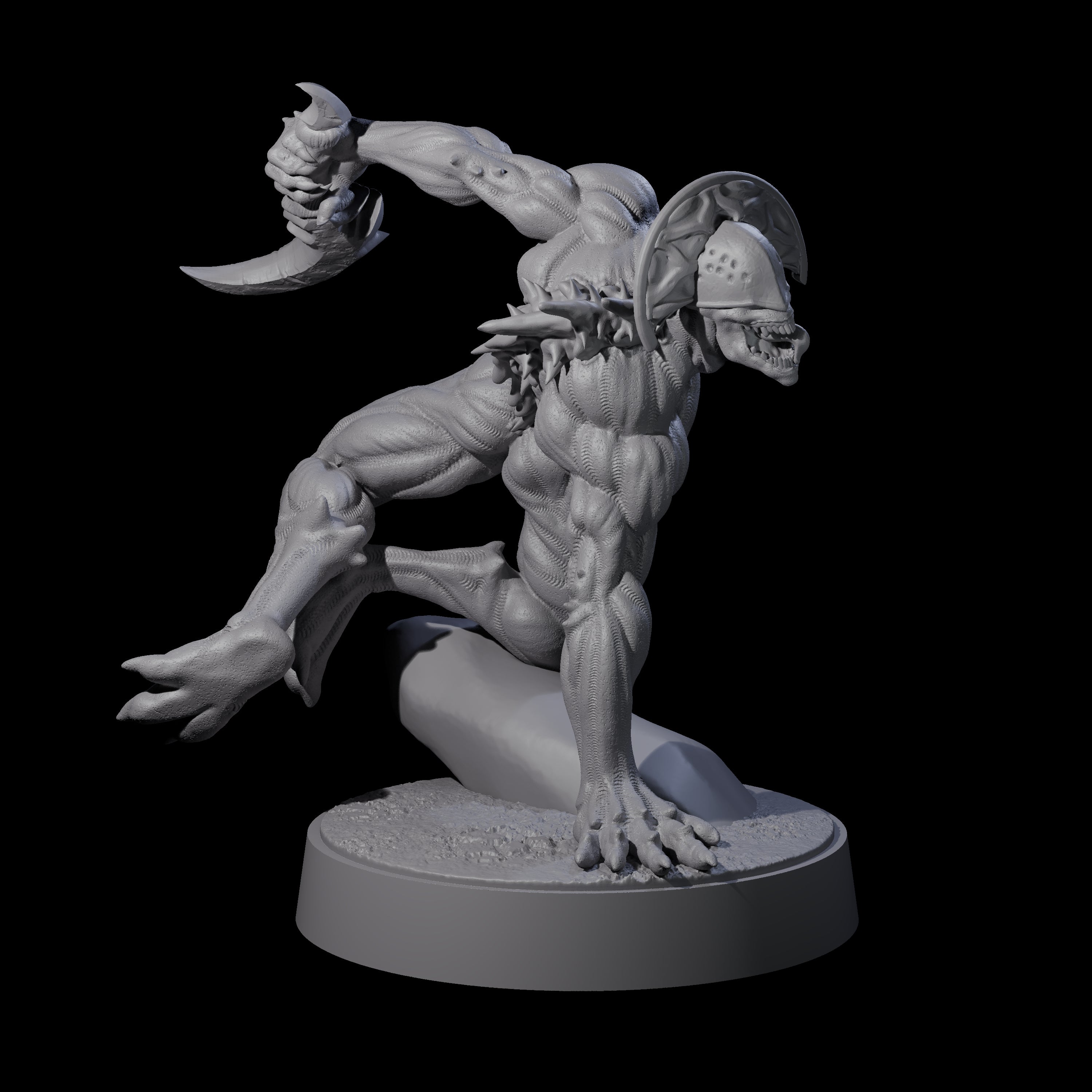 Sinuous Babau E Miniature for Dungeons and Dragons, Pathfinder or other TTRPGs
