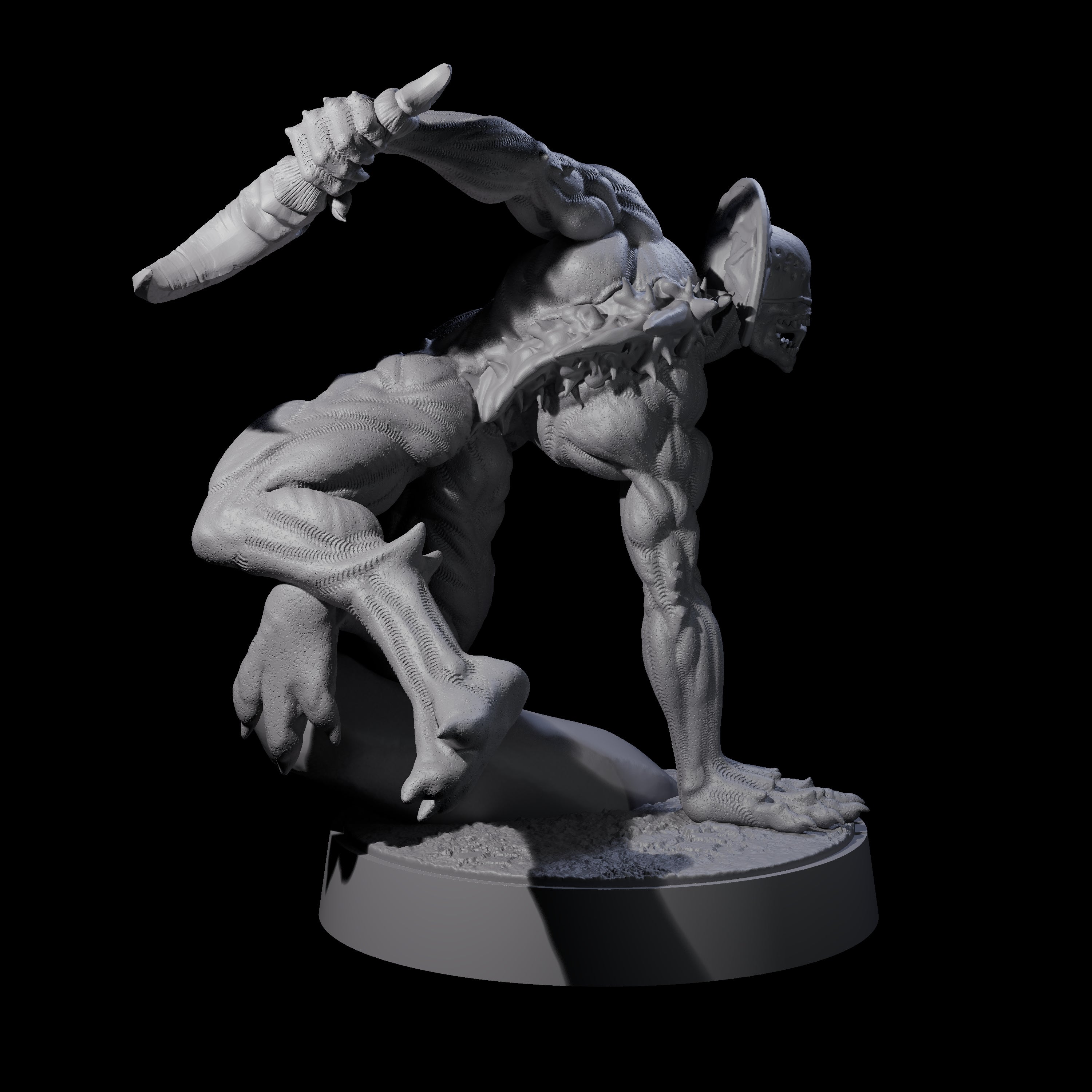Sinuous Babau E Miniature for Dungeons and Dragons, Pathfinder or other TTRPGs