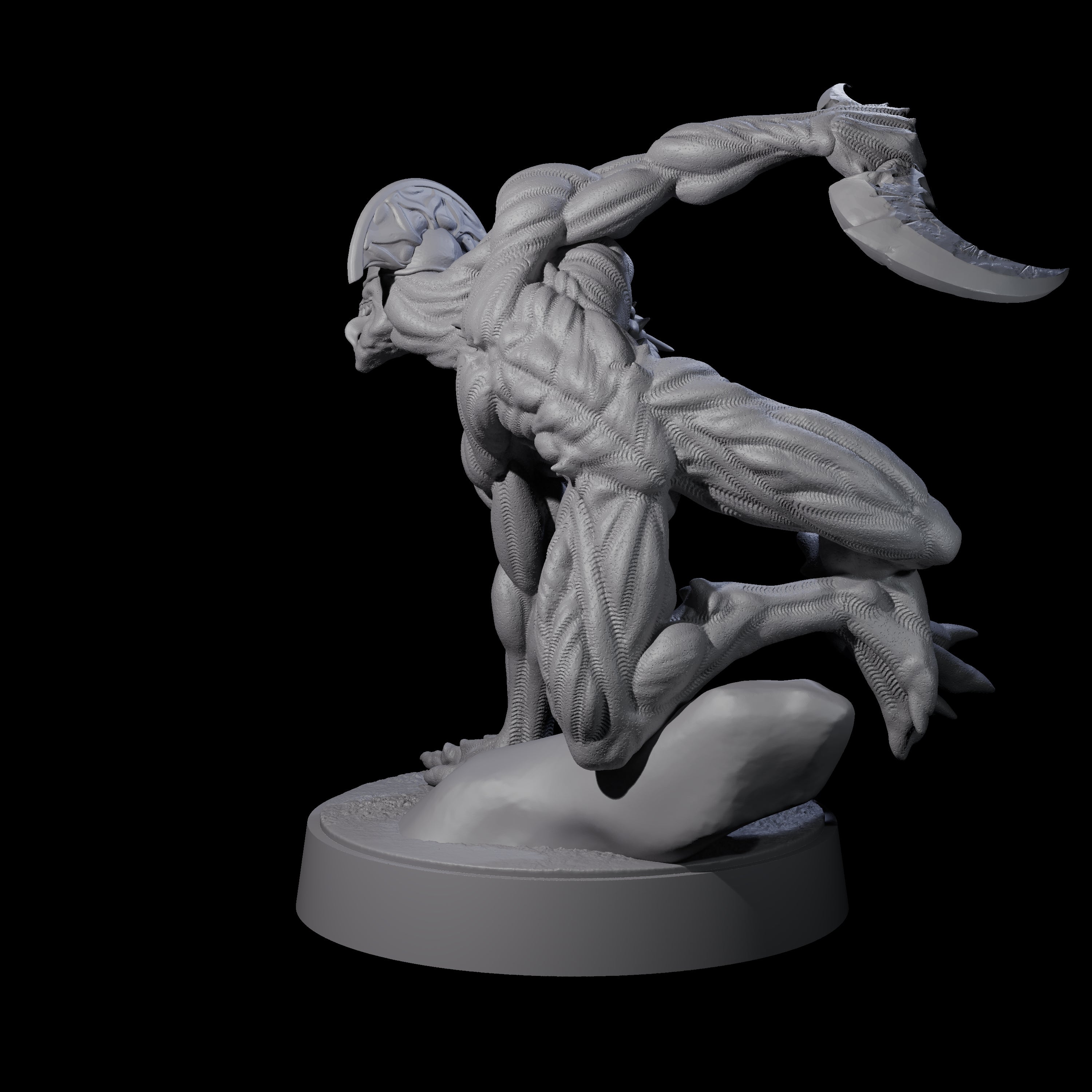 Sinuous Babau E Miniature for Dungeons and Dragons, Pathfinder or other TTRPGs