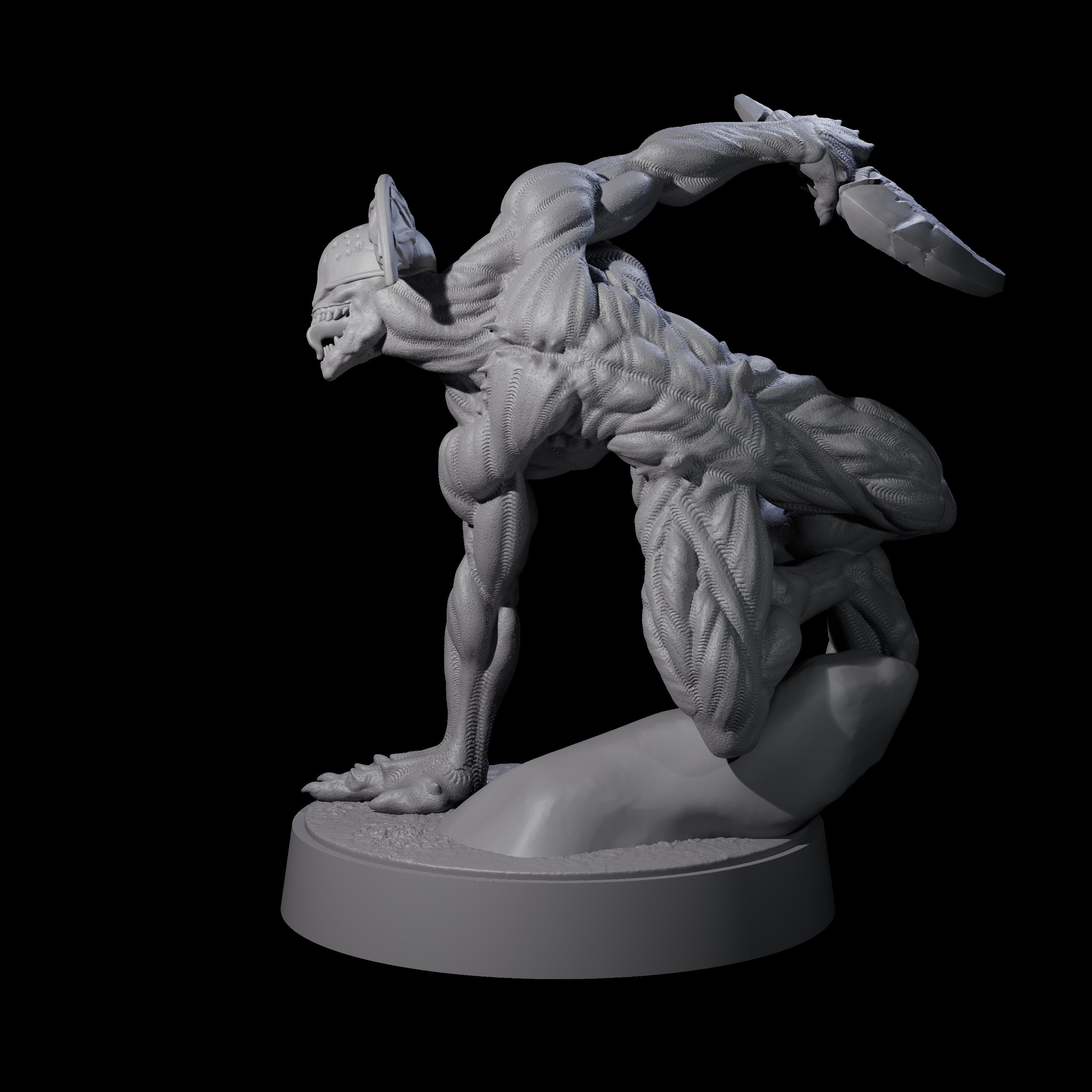 Sinuous Babau E Miniature for Dungeons and Dragons, Pathfinder or other TTRPGs
