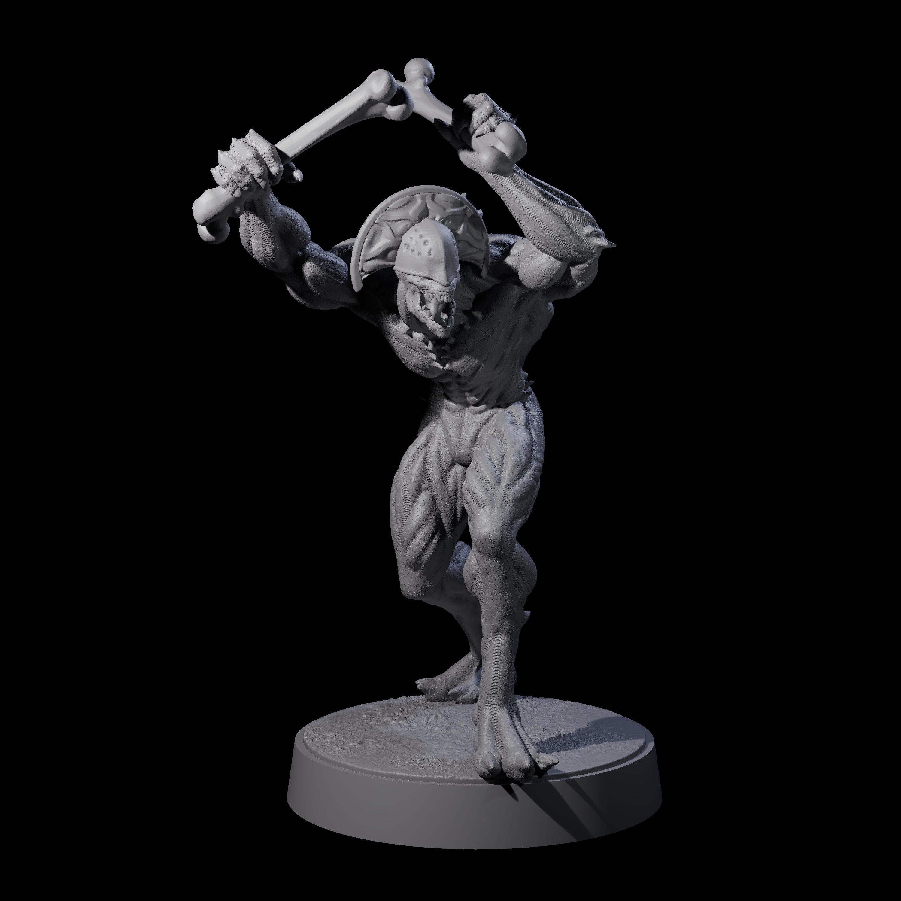 Sinuous Babau F Miniature for Dungeons and Dragons, Pathfinder or other TTRPGs