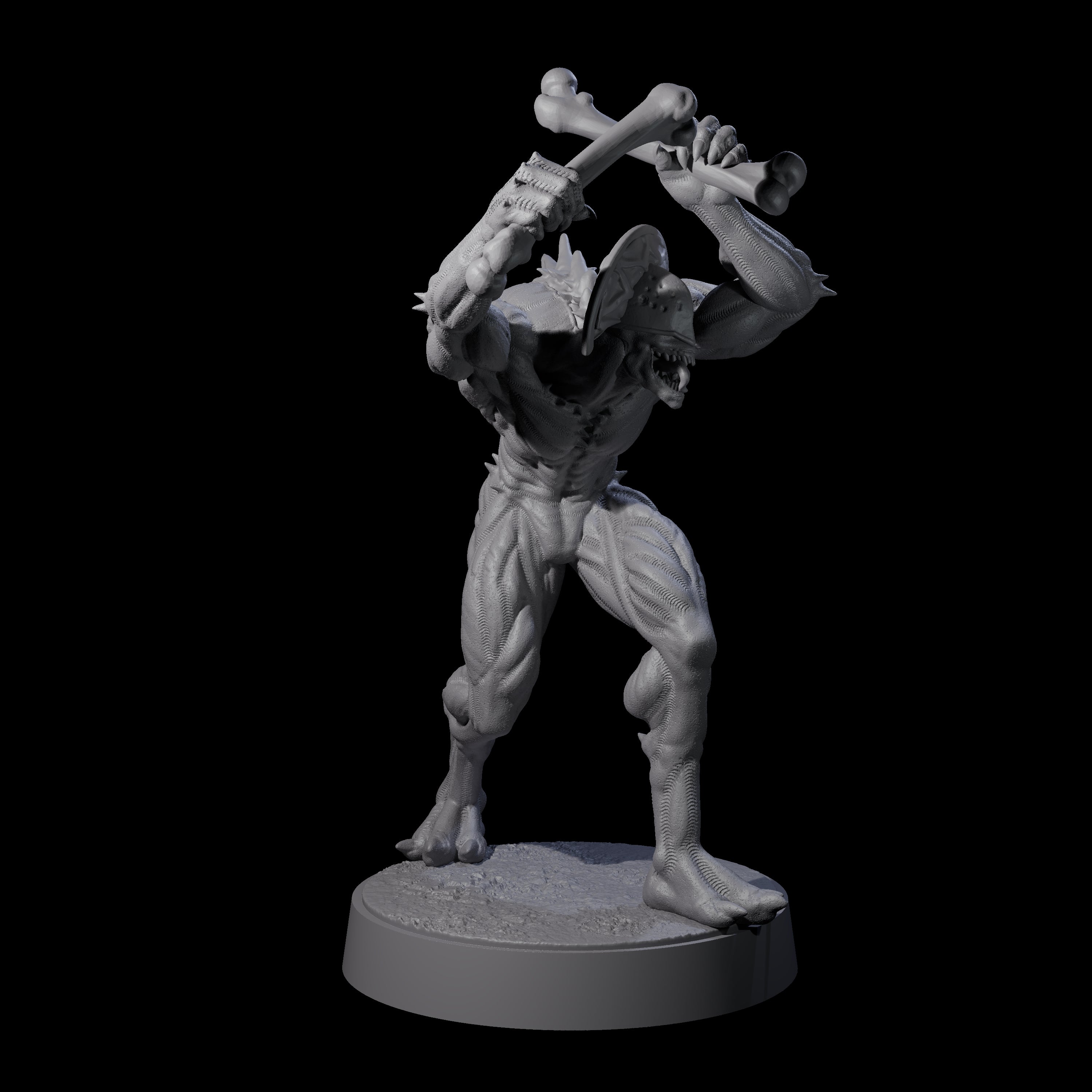 Sinuous Babau F Miniature for Dungeons and Dragons, Pathfinder or other TTRPGs