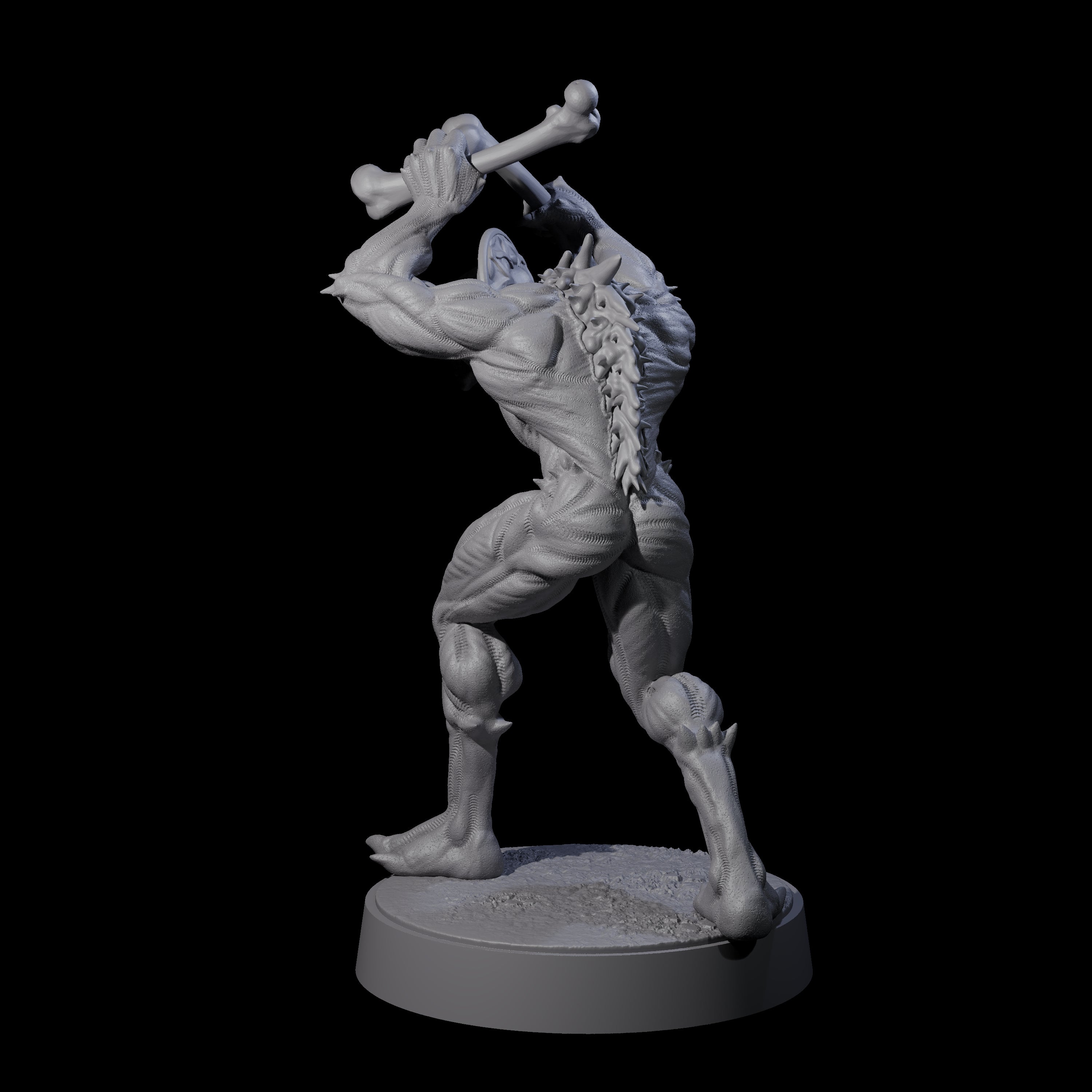 Sinuous Babau F Miniature for Dungeons and Dragons, Pathfinder or other TTRPGs