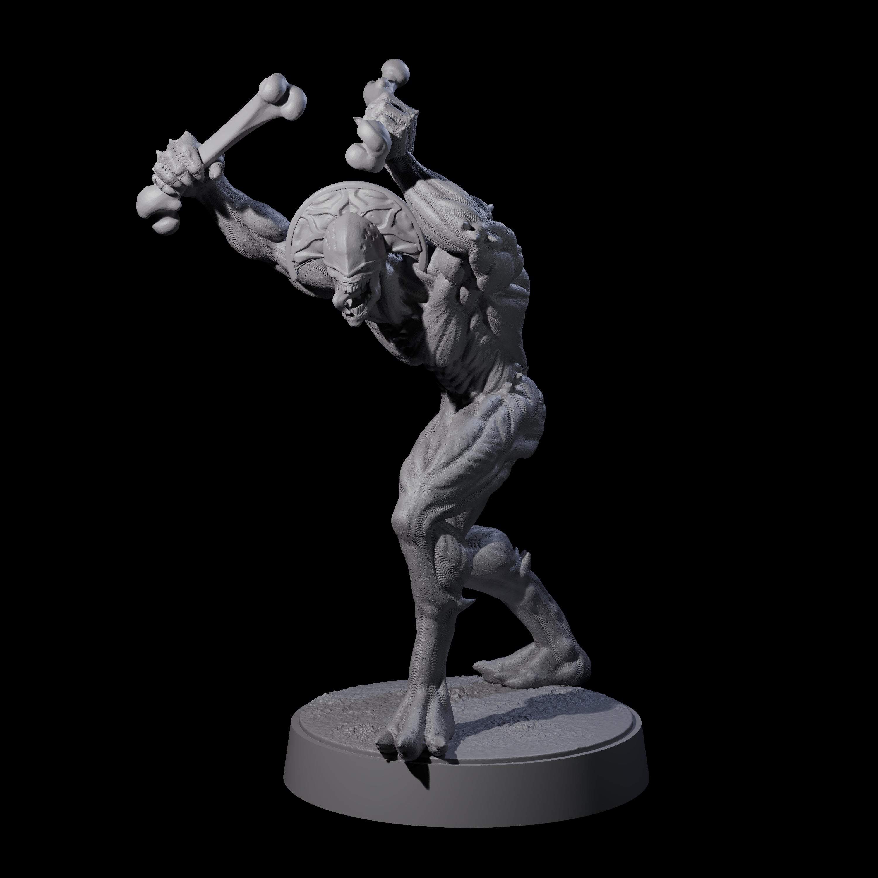 Sinuous Babau F Miniature for Dungeons and Dragons, Pathfinder or other TTRPGs