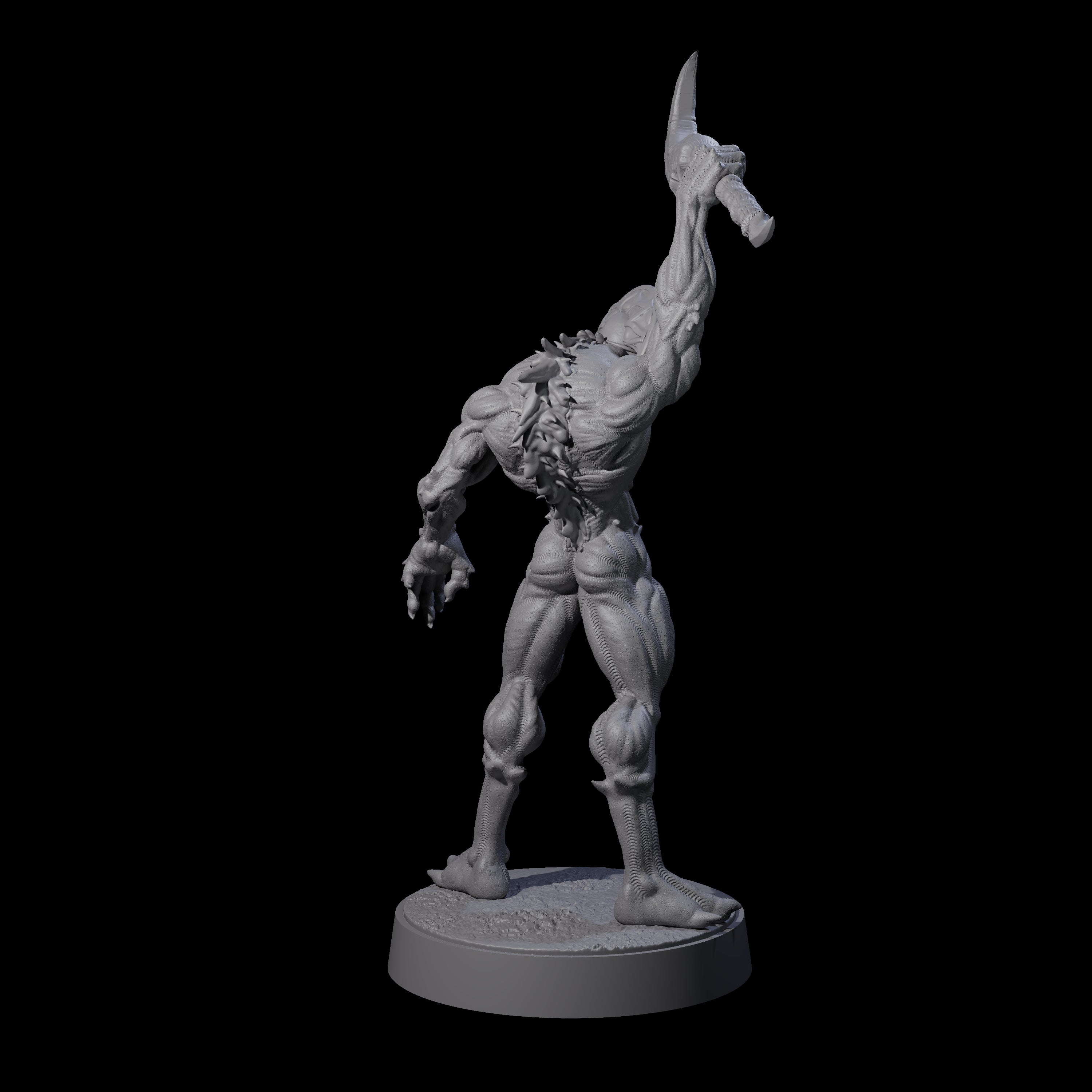 Sinuous Babau H Miniature for Dungeons and Dragons, Pathfinder or other TTRPGs