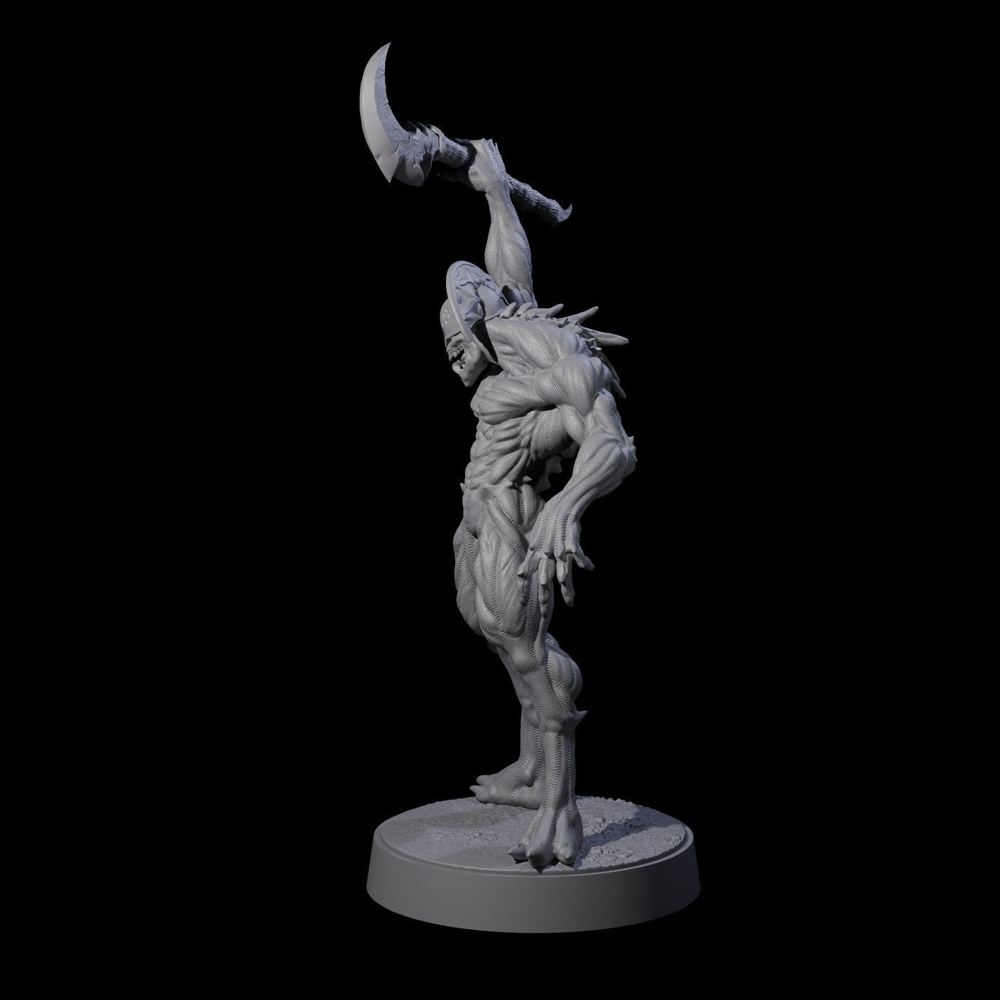 Sinuous Babau H Miniature for Dungeons and Dragons, Pathfinder or other TTRPGs