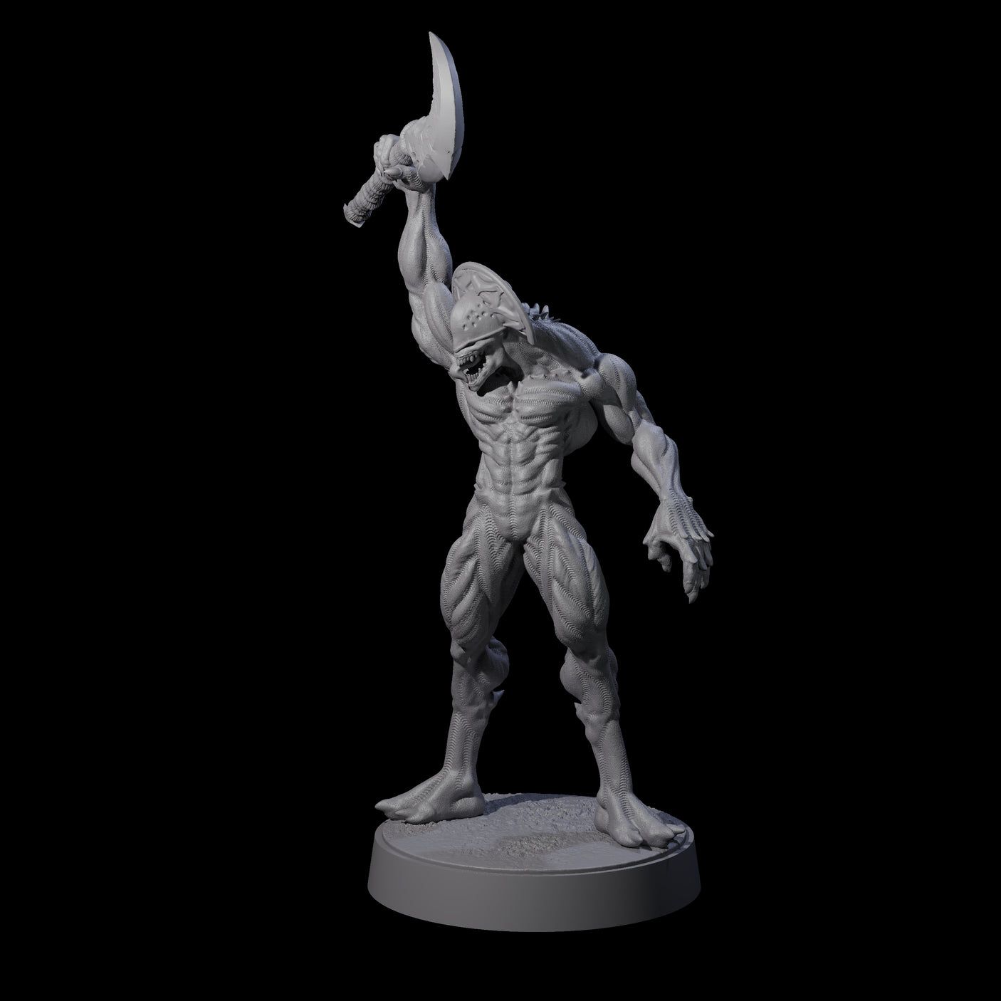 Sinuous Babau H Miniature for Dungeons and Dragons, Pathfinder or other TTRPGs