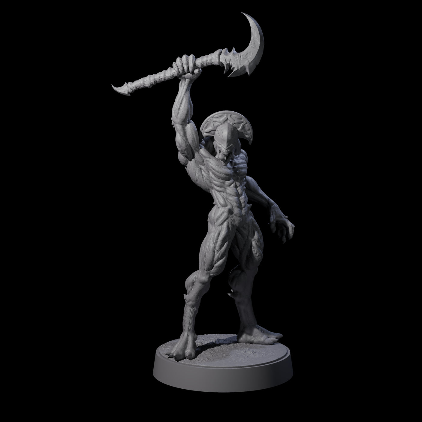 Sinuous Babau H Miniature for Dungeons and Dragons, Pathfinder or other TTRPGs
