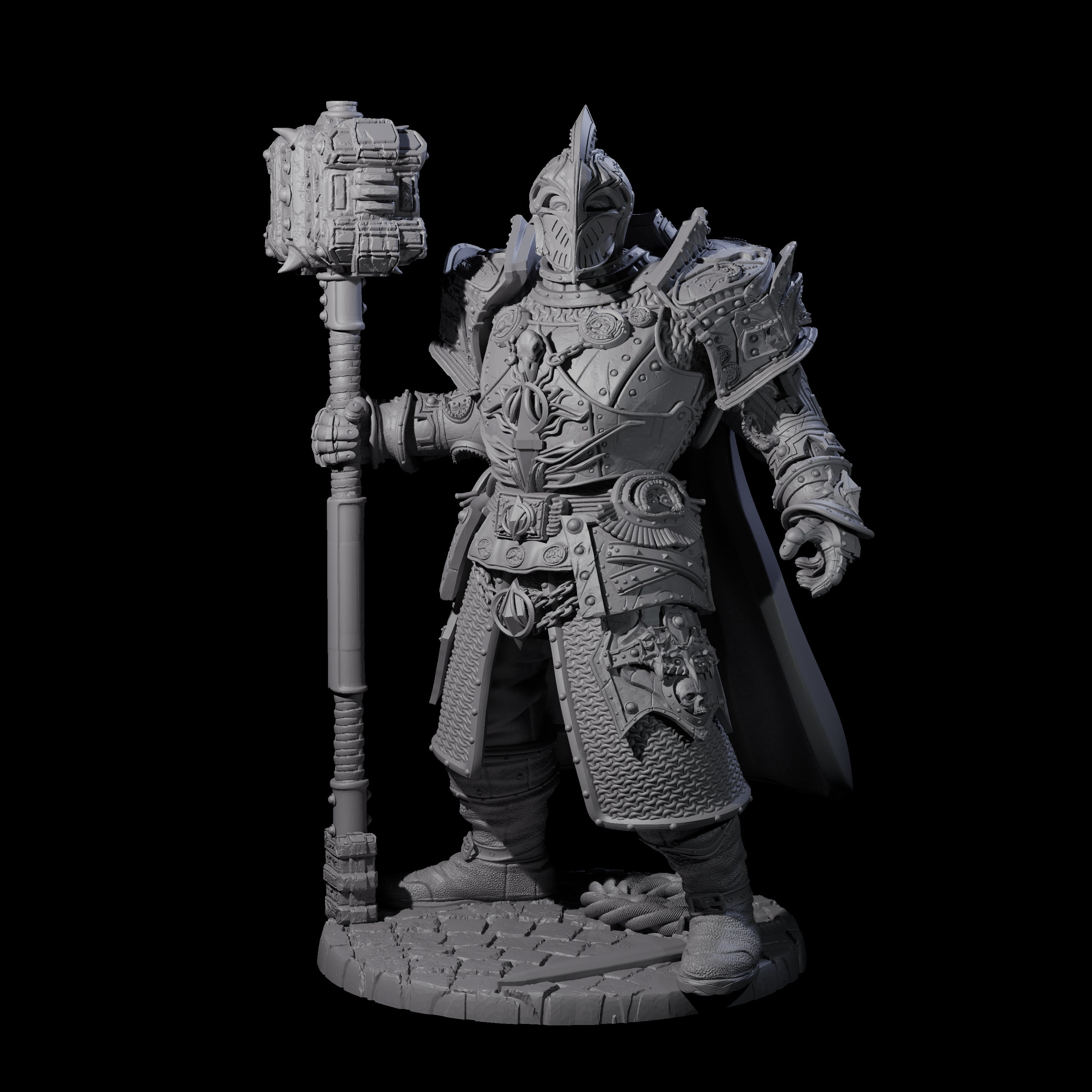 Sir Kay - Hulking Knight Miniature for Dungeons and Dragons, Pathfinder or other TTRPGs