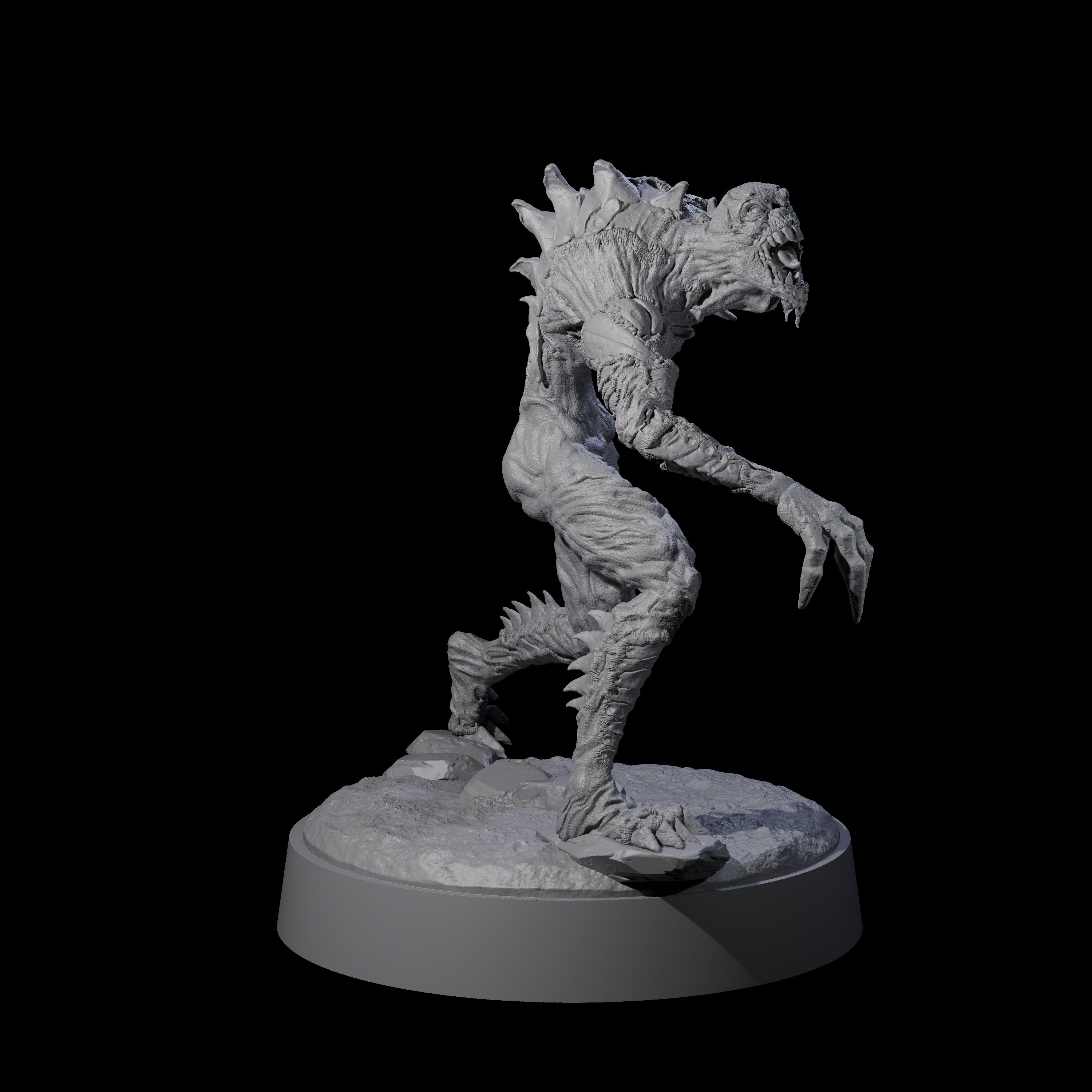 Six Angry Meenlocks Miniature for Dungeons and Dragons, Pathfinder or other TTRPGs