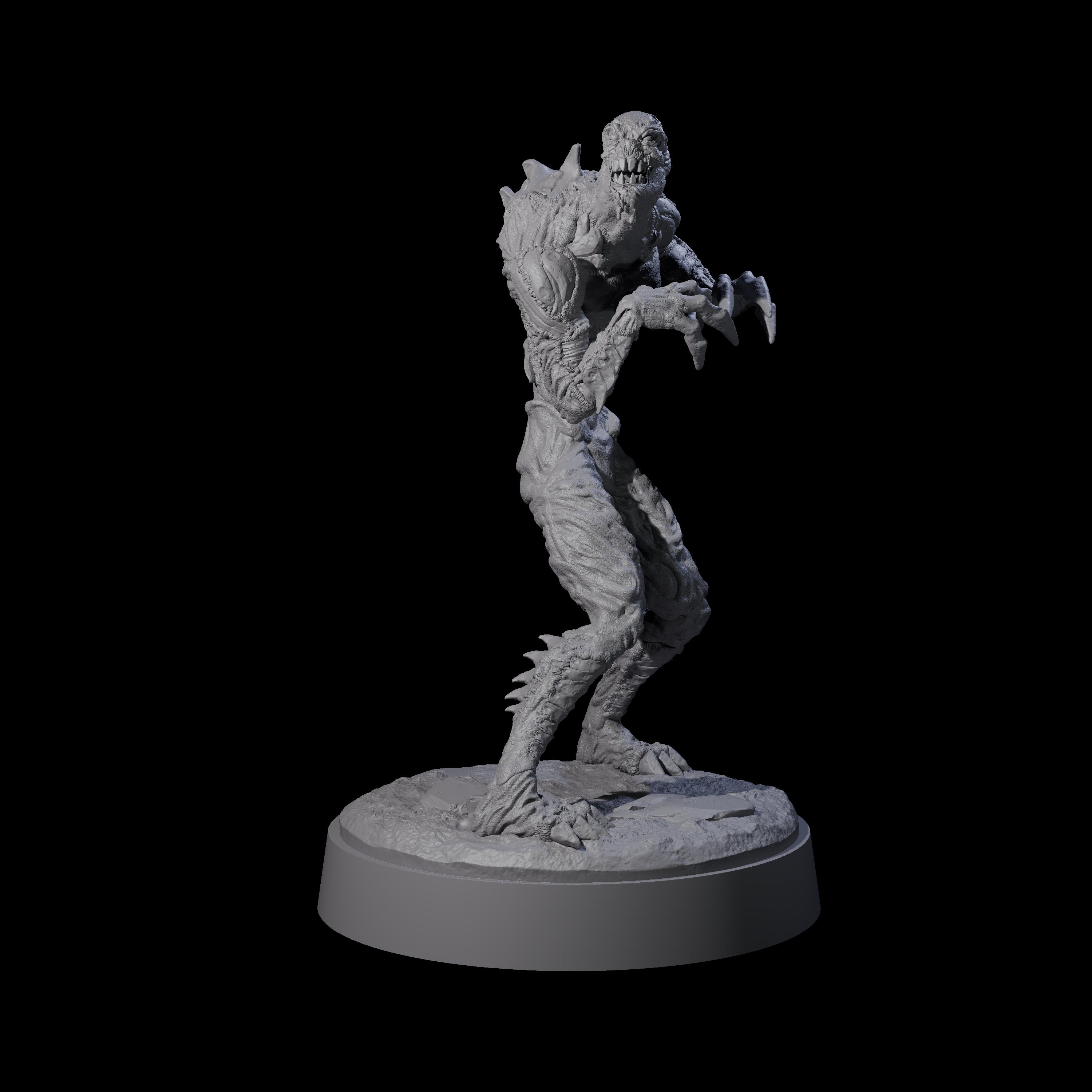 Six Angry Meenlocks Miniature for Dungeons and Dragons, Pathfinder or other TTRPGs