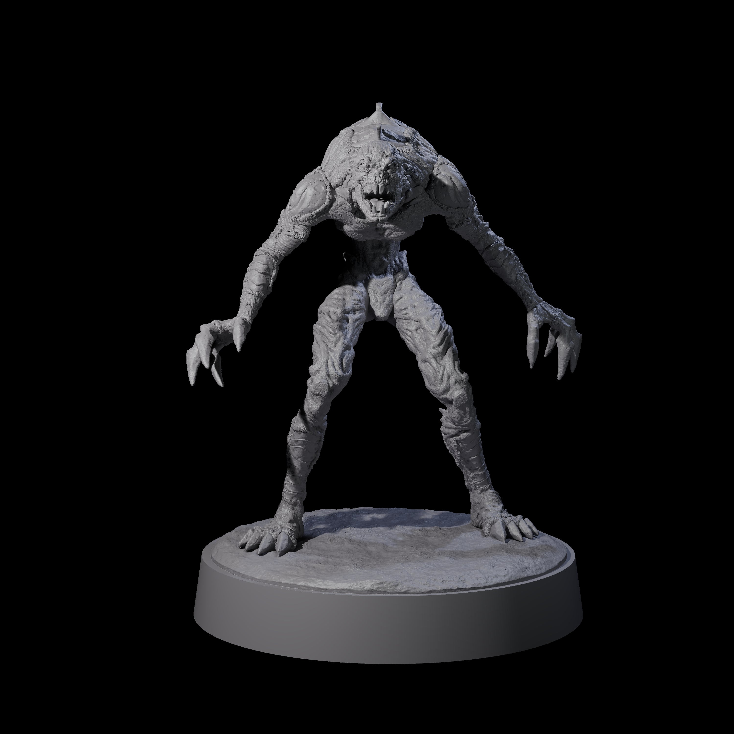 Six Angry Meenlocks Miniature for Dungeons and Dragons, Pathfinder or other TTRPGs