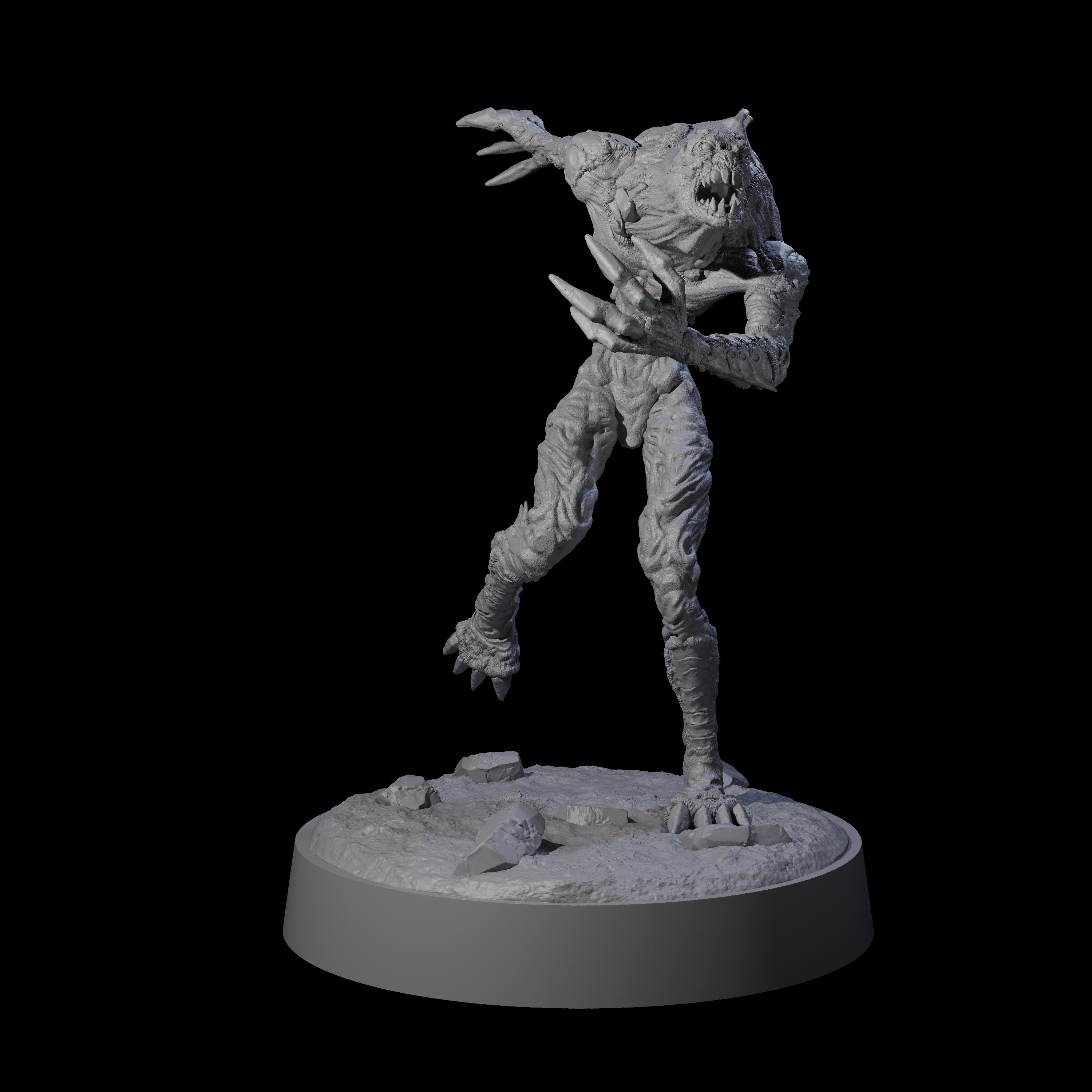 Six Angry Meenlocks Miniature for Dungeons and Dragons, Pathfinder or other TTRPGs