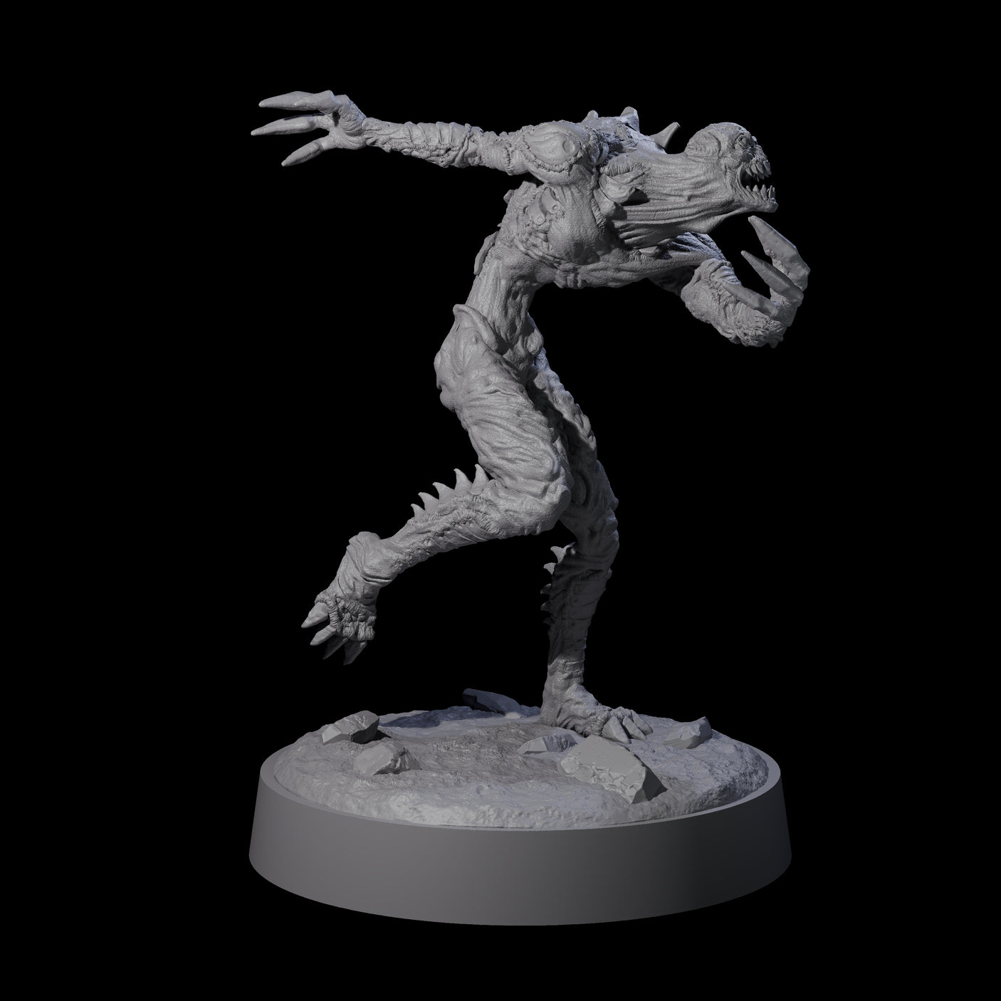 Six Angry Meenlocks Miniature for Dungeons and Dragons, Pathfinder or other TTRPGs