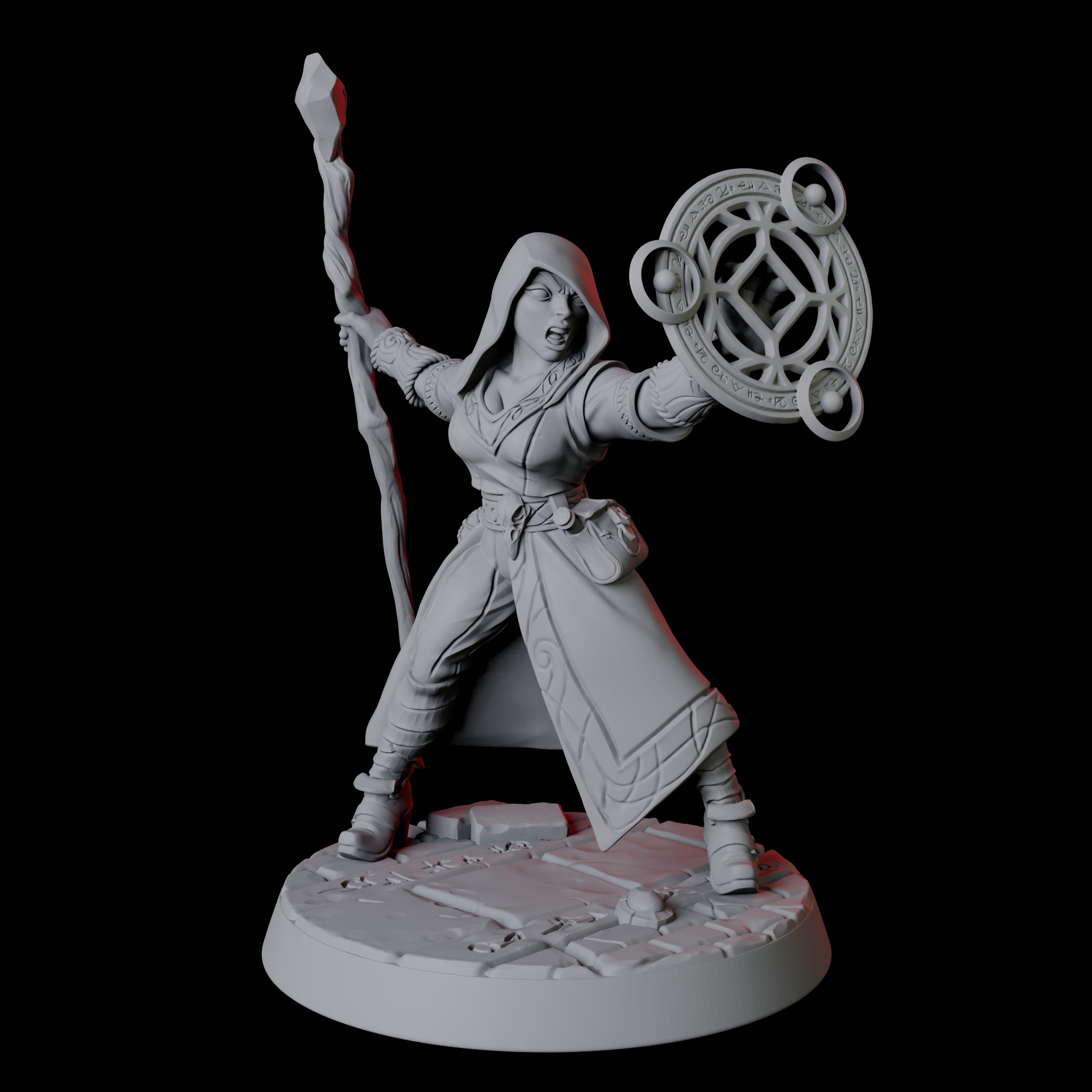 Six Apprentice Wizards Miniature for Dungeons and Dragons, Pathfinder or other TTRPGs