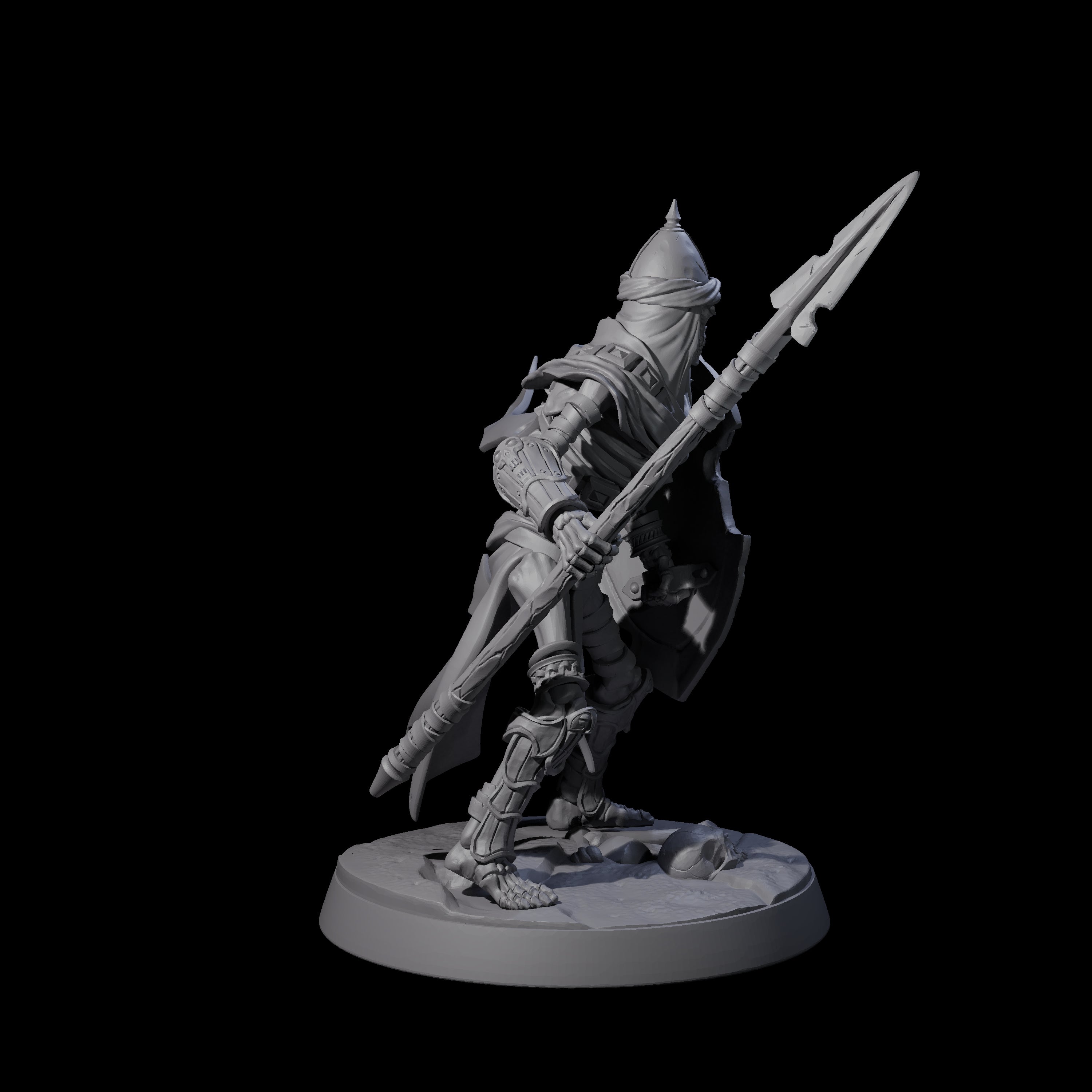 Six Clattering Skeletons Miniature for Dungeons and Dragons, Pathfinder or other TTRPGs